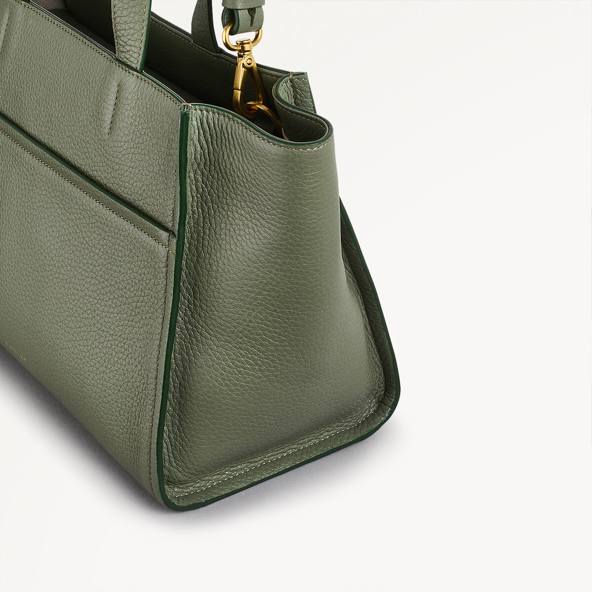 Oak Street Medium Ziptop Grab Dark Olive  - 110186