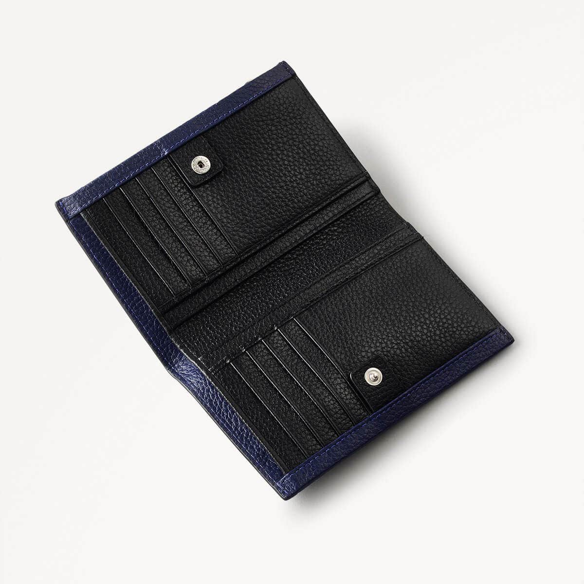 Sunny Dene Leather Medium Bifold Wallet in Evenfall - 110345