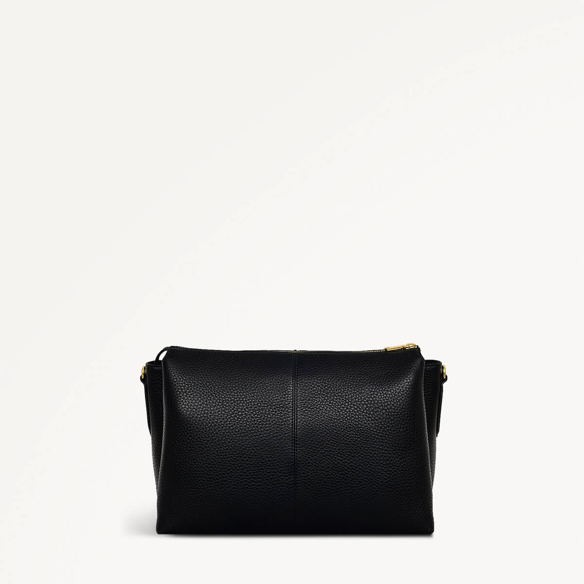 Hillgate Place Leather Medium Ziptop Crossbody Bag in Black - 110427