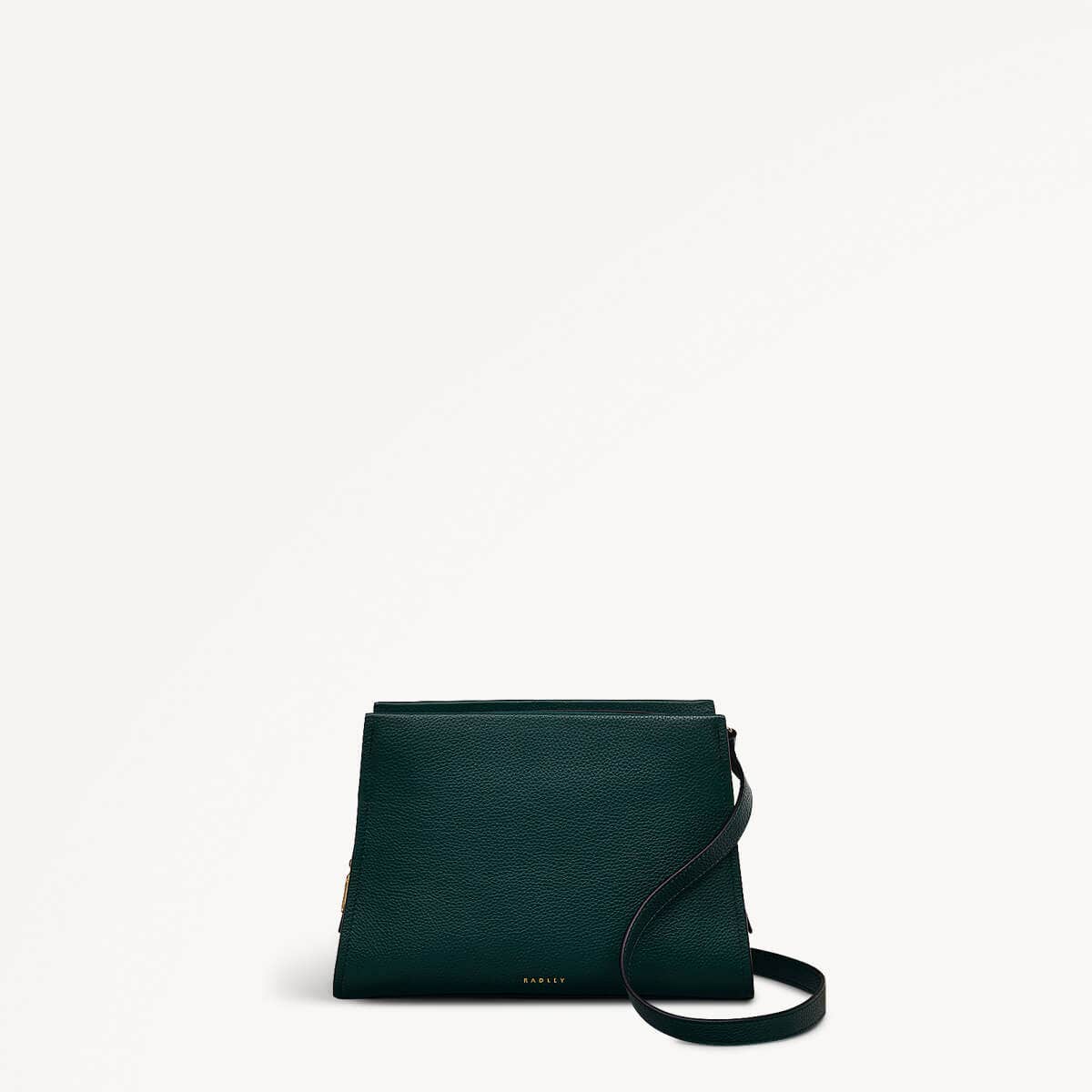 Arlington Court Leather Small Zip Around Crossbody Bag in Wellington - 110520