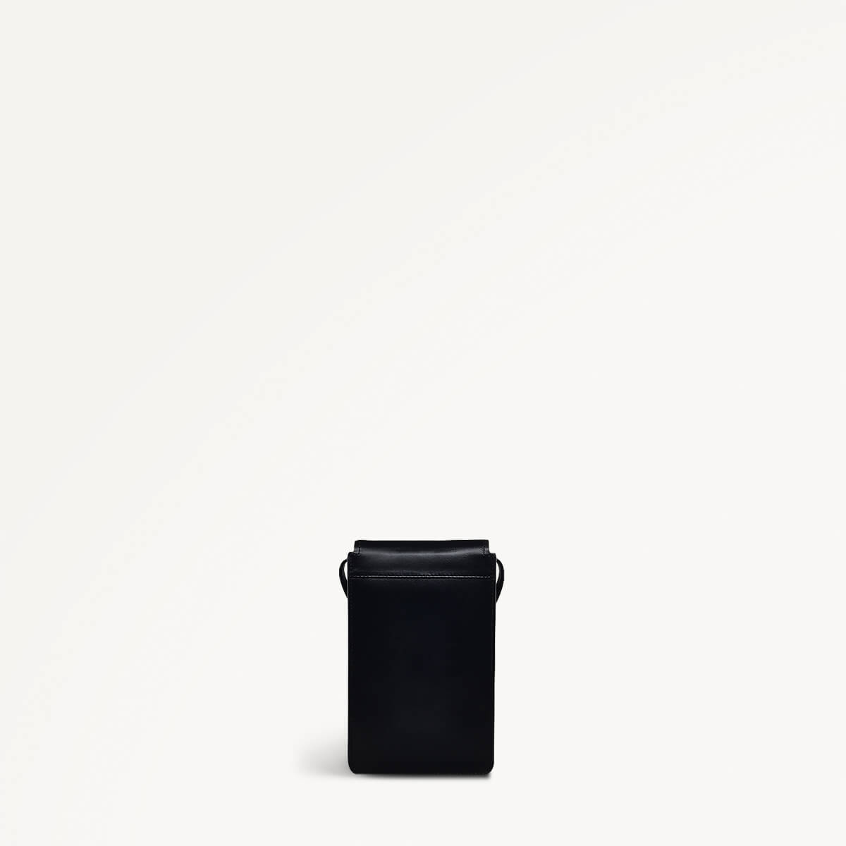 Mells Manor Leather Medium Phone Crossbody in Black - 110564