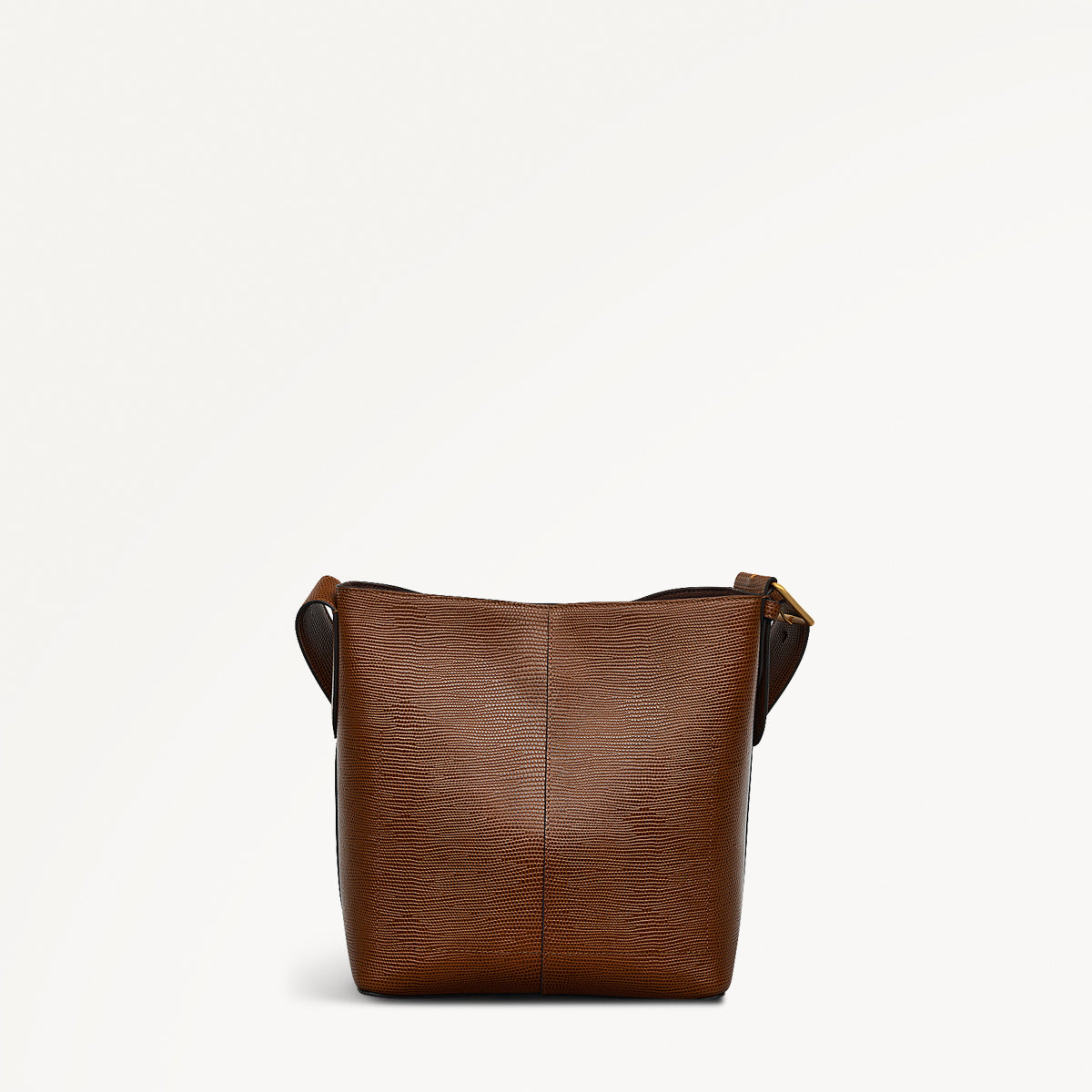 Threadneedle Street Leather Medium Open Top Crossbody Bag in Saddle - 110689