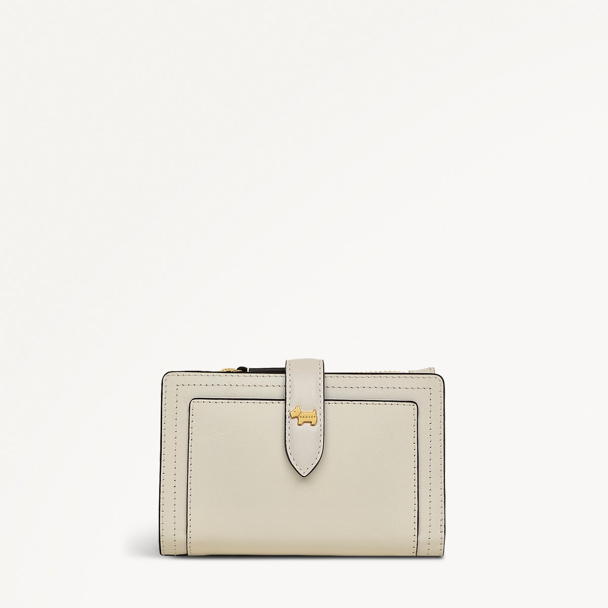Willis Street Leather Medium Bifold Wallet in Chalk - 111473