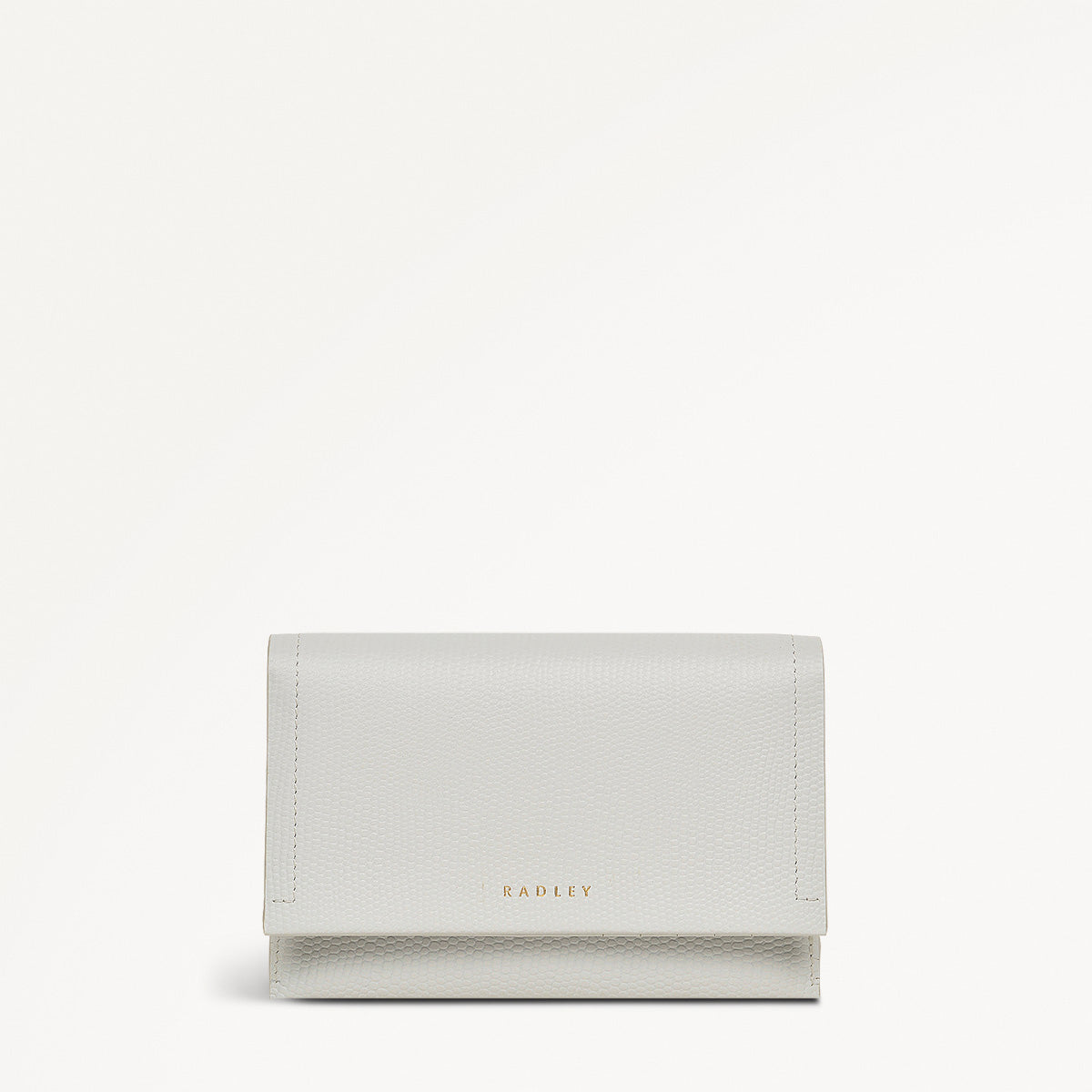 Oak Street Leather Medium Flapover Wallet in Mist - 110720
