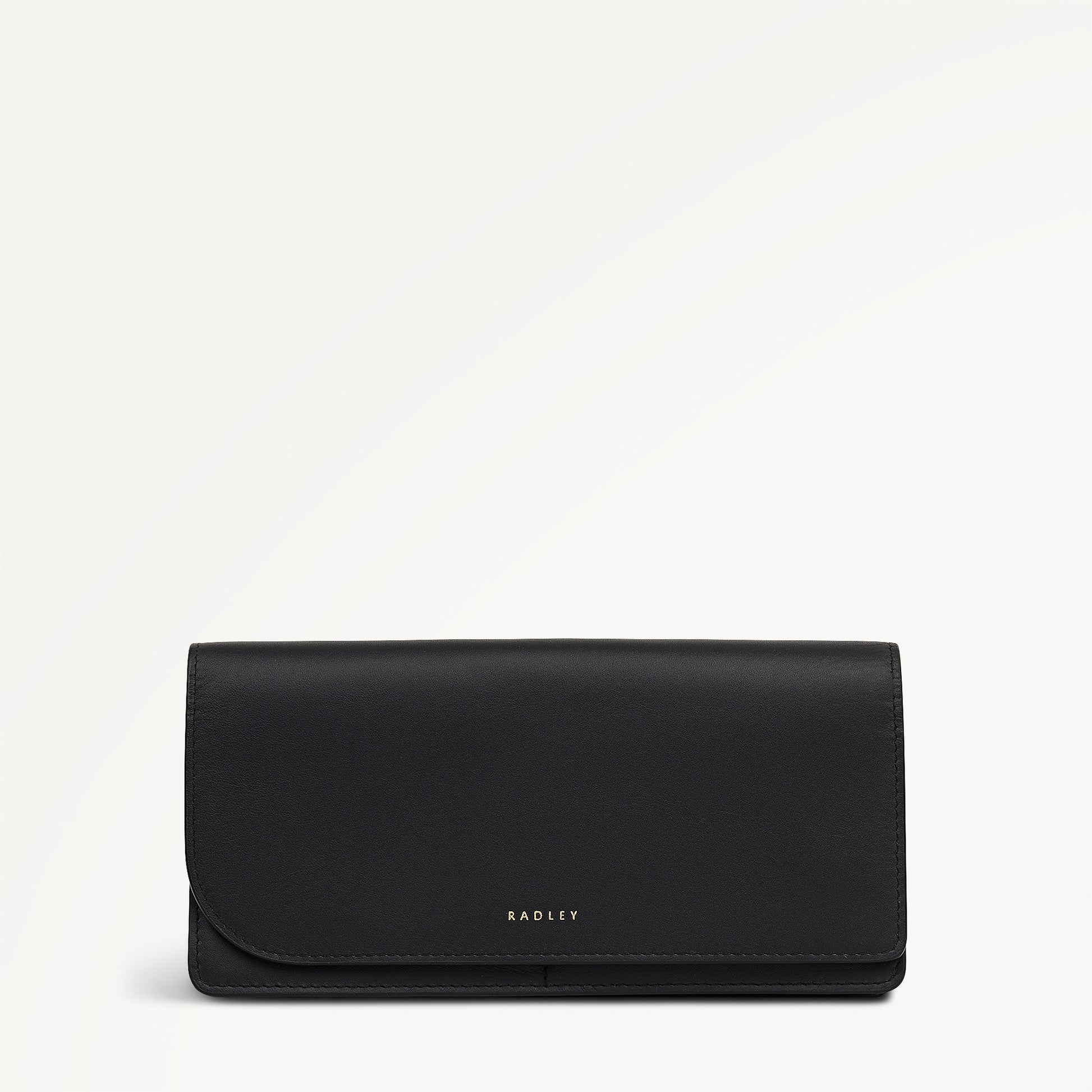 Pockets Leather Large Bifold Wallet in Black - 110753