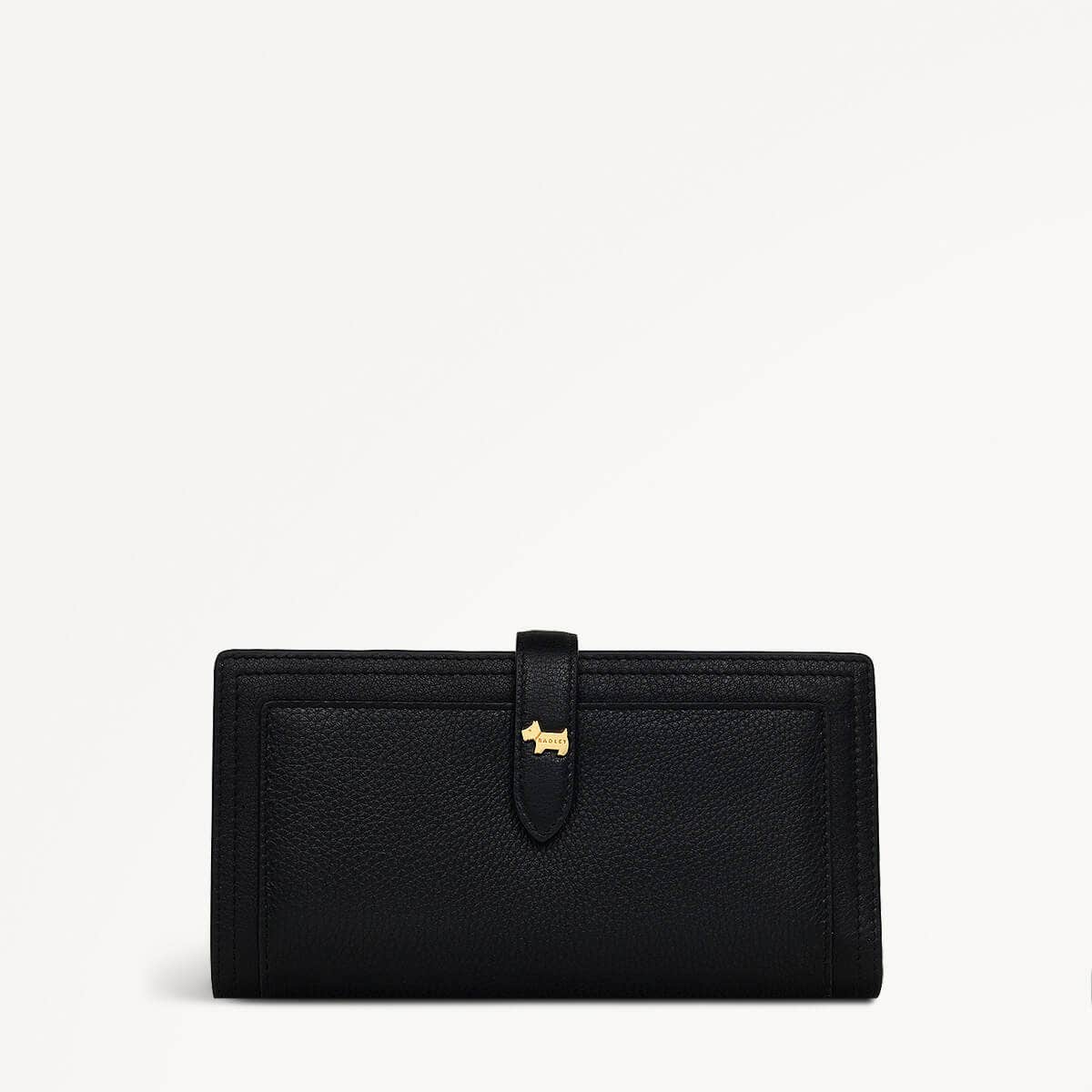 Willis Street Leather Large Bifold Purse in Black - 110781