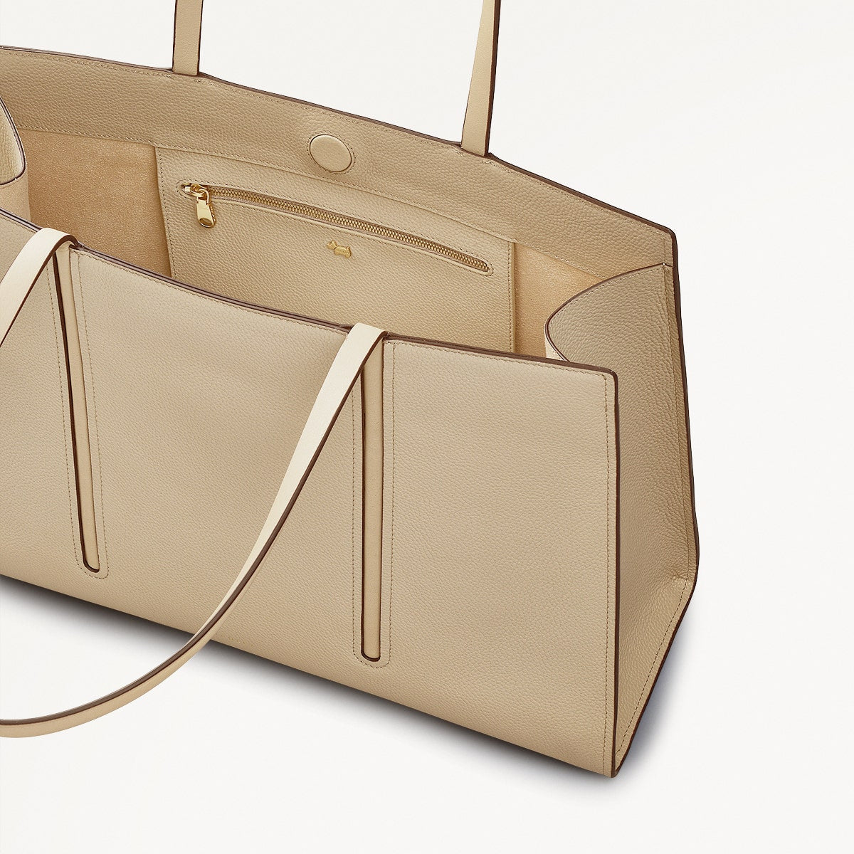 Portland Place Large Open Top Tote Stone - 110837