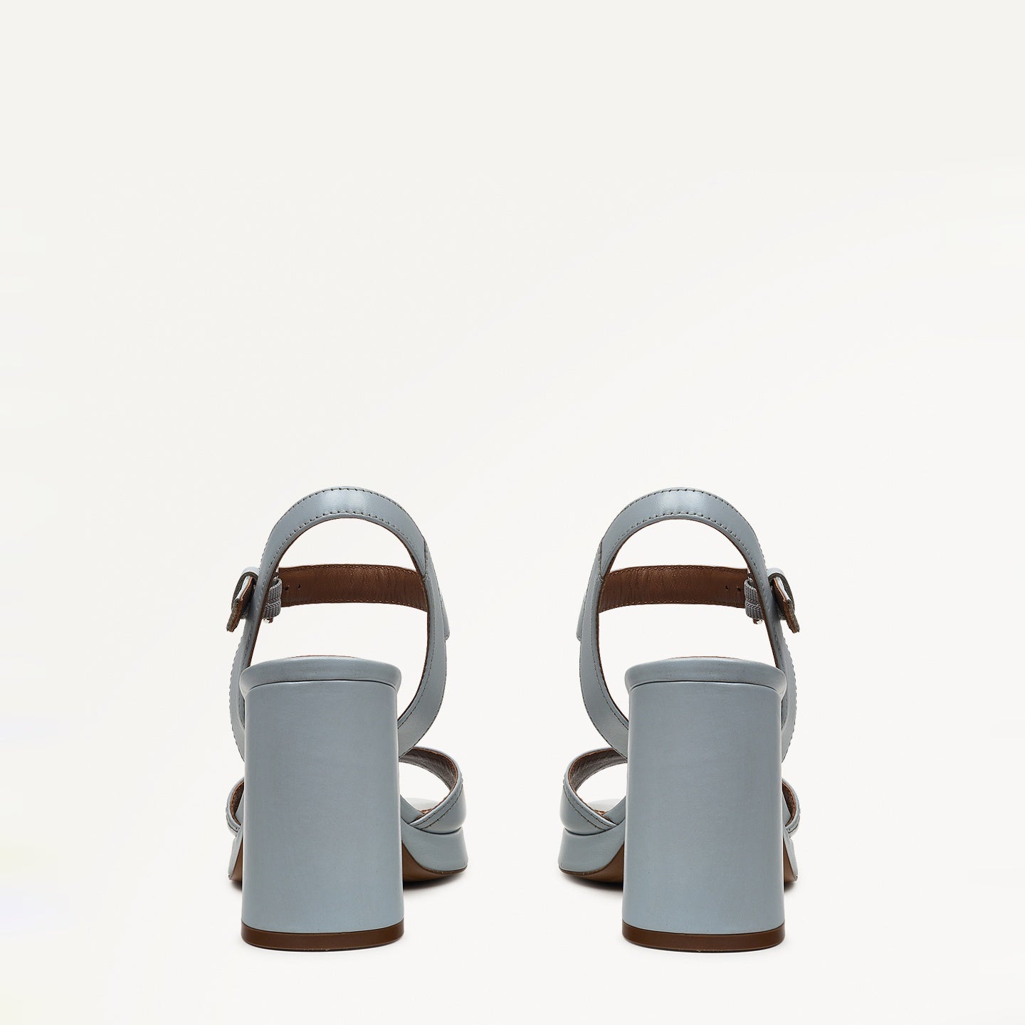 Freda Lane Platform Sandal In Smoke Blue - 110982