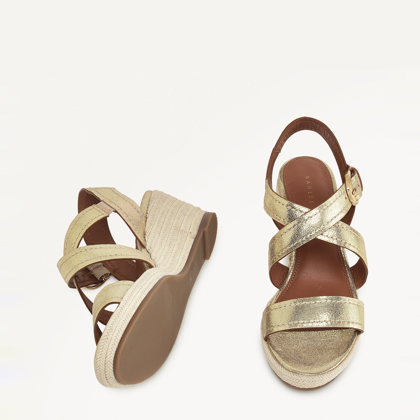 Lavender Road Midi Wedge Soft Gold - 110987