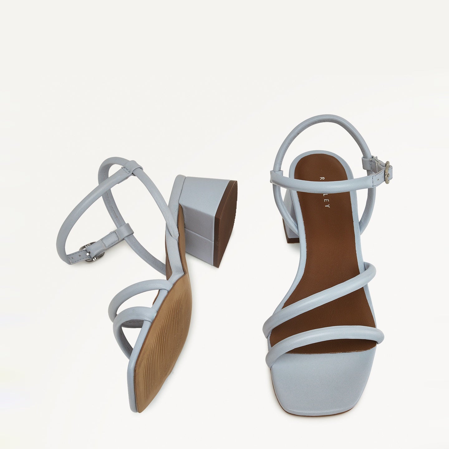 Landsdown Crescent Strap Sandal Smoke Blue - 111313