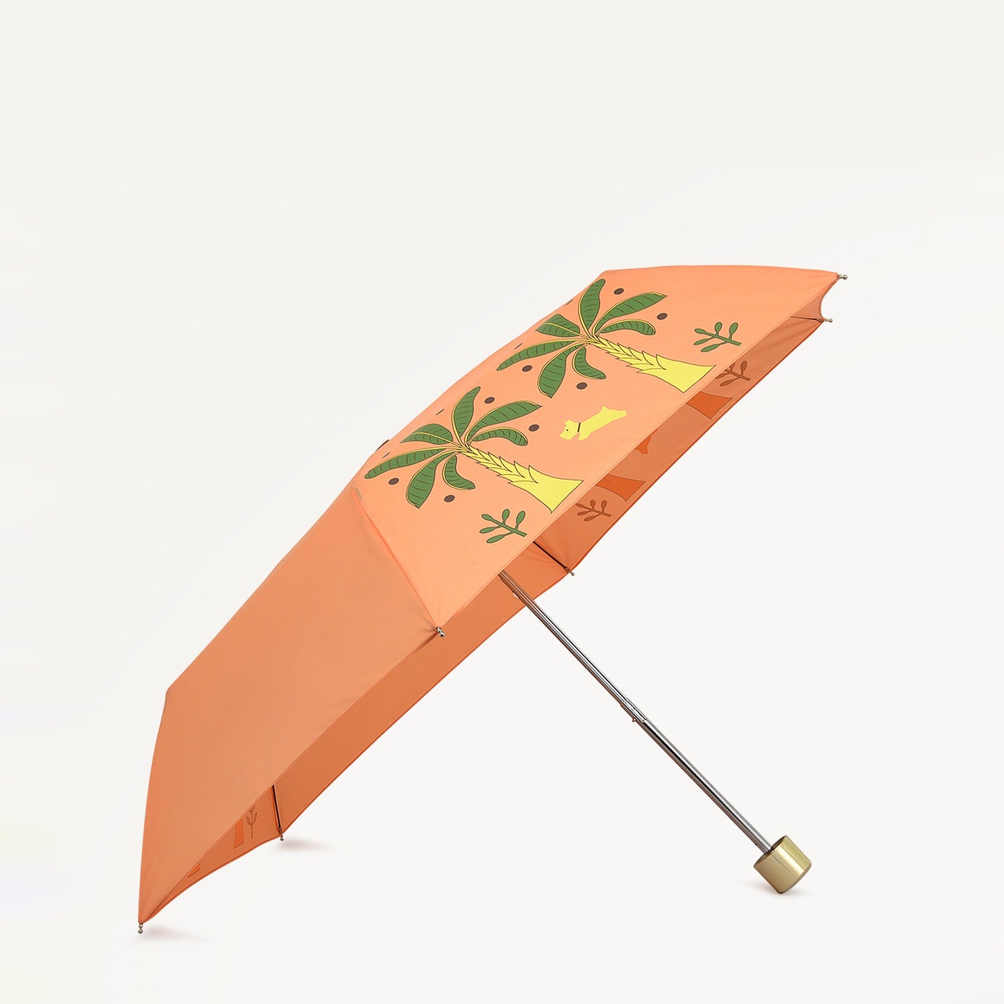 Paradise Palms Fabric Responsible Umbrella in Peach Cobbler - 111368