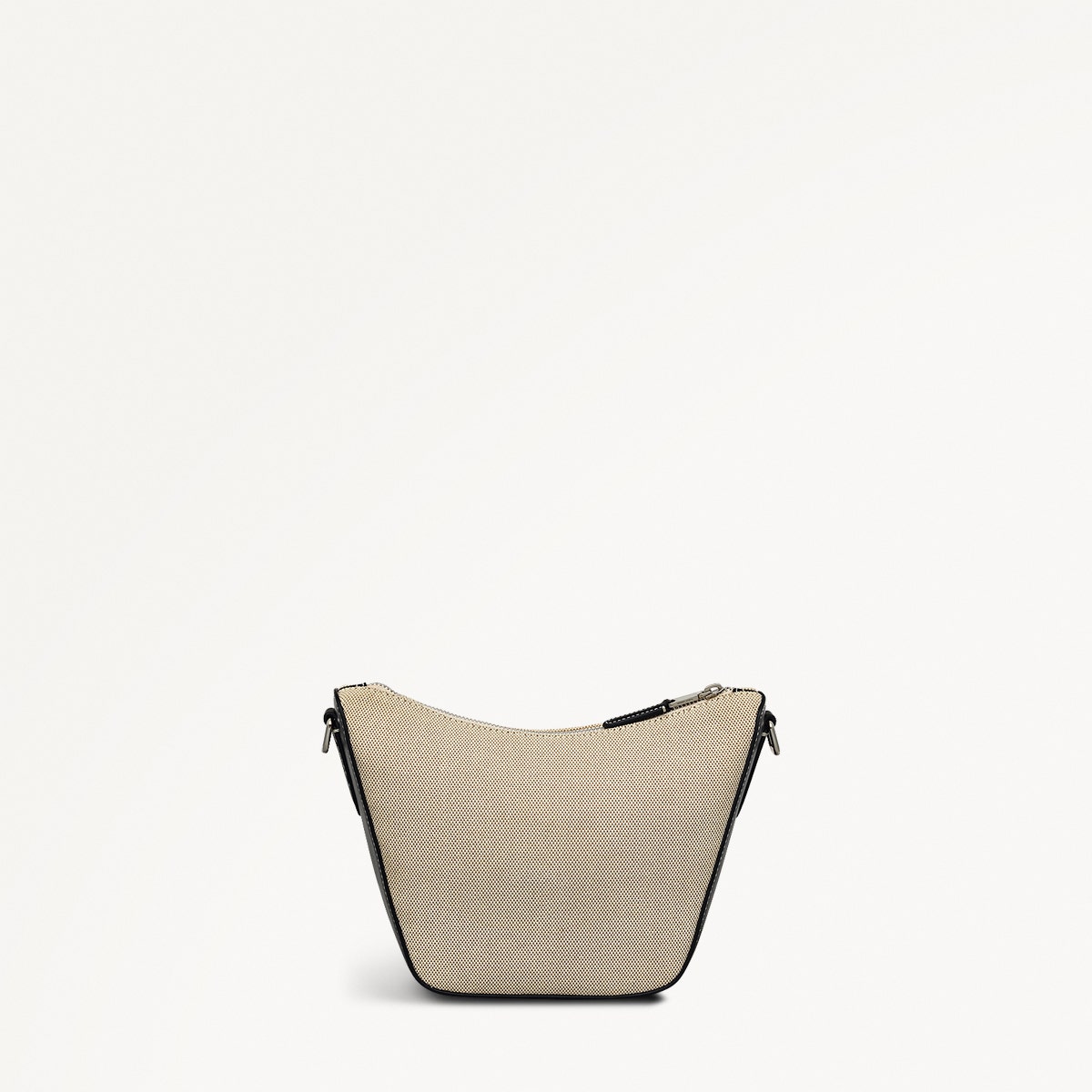 Oak Street Leather Small Ziptop Cross Body Bag in Natural - 111399