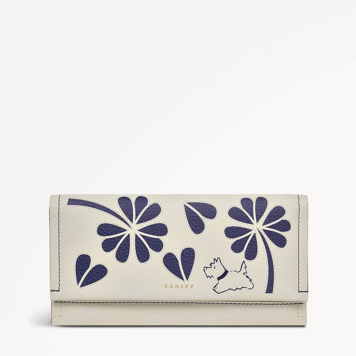 Cut Out Floral Large Flapover Purse - RSE11002