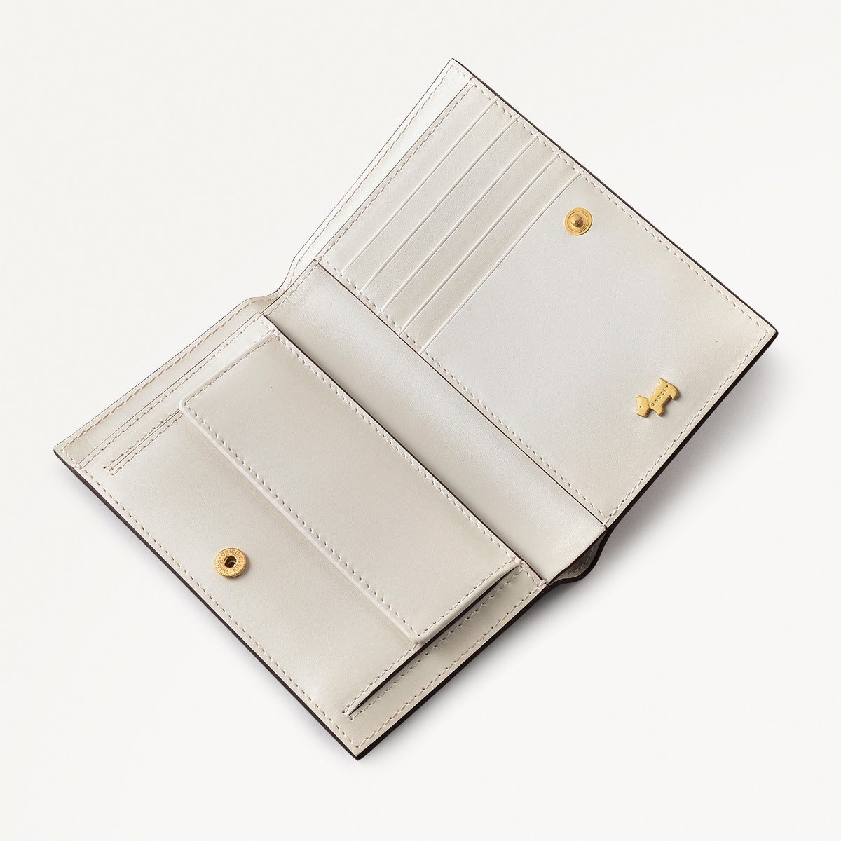Heritage Lane Leather Medium Bifold Wallet in Chalk - 111469