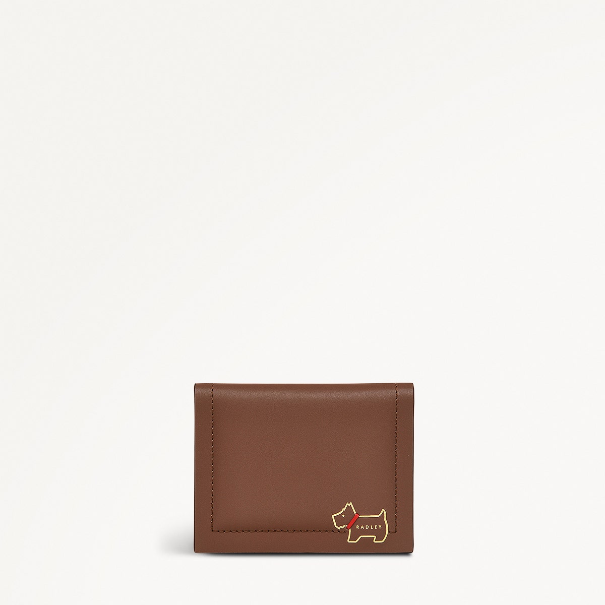 Heritage Lane Leather Small Card Holder in Saddle - 111470