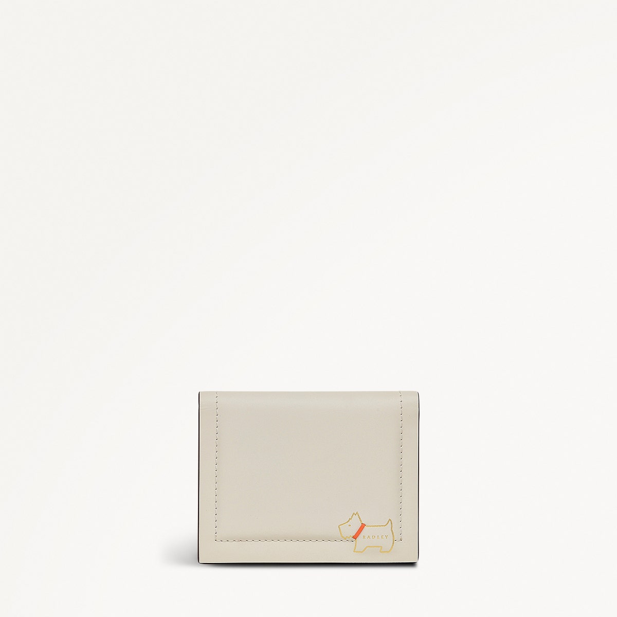 Heritage Lane Leather Small Card Holder in Chalk - 111471