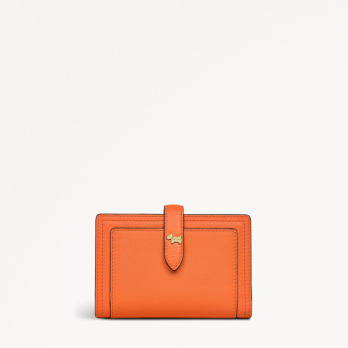 Willis Street Leather Medium Bifold Wallet in Orange Peel - 111472