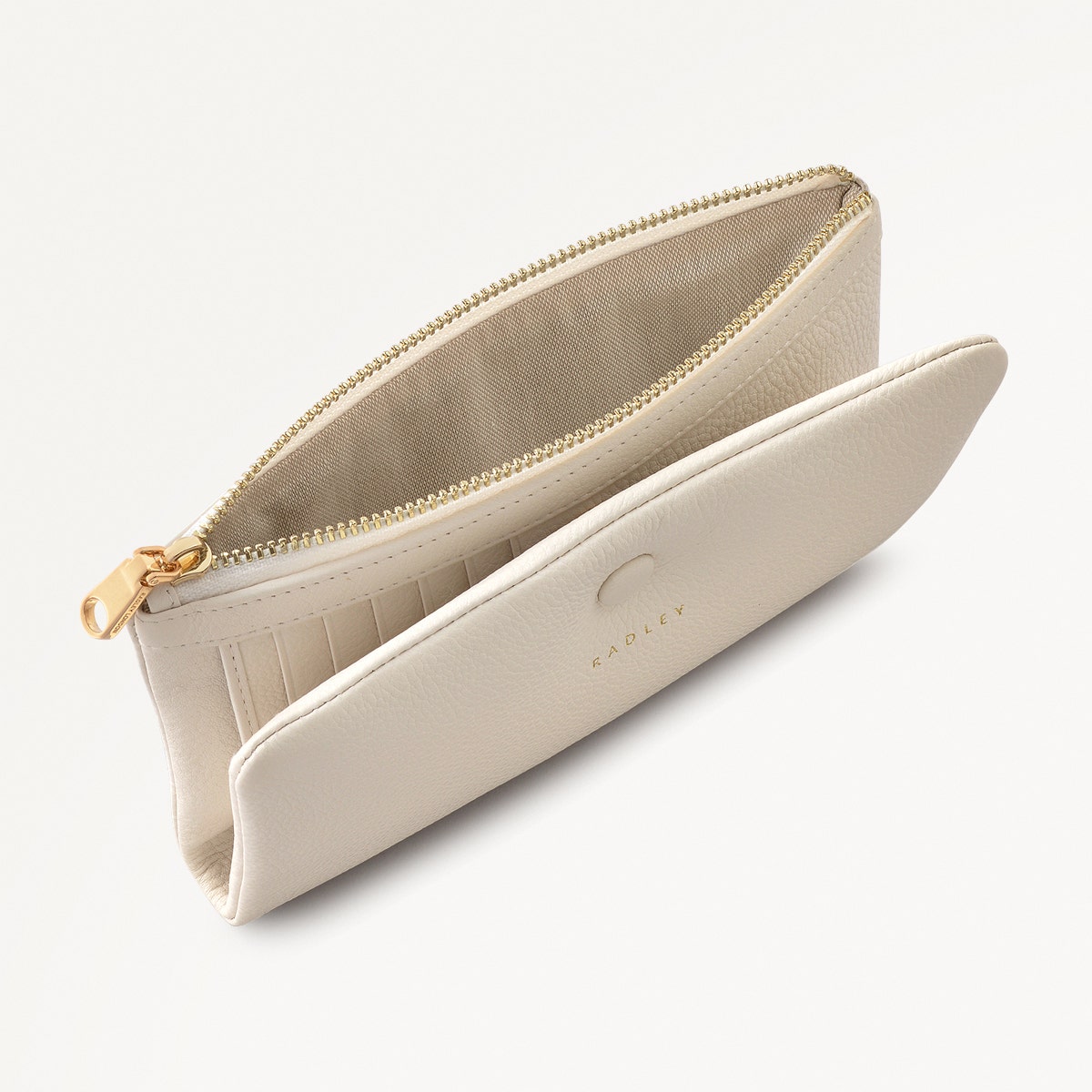 Mallow Street Leather Large Bifold Wallet in Chalk - 111479