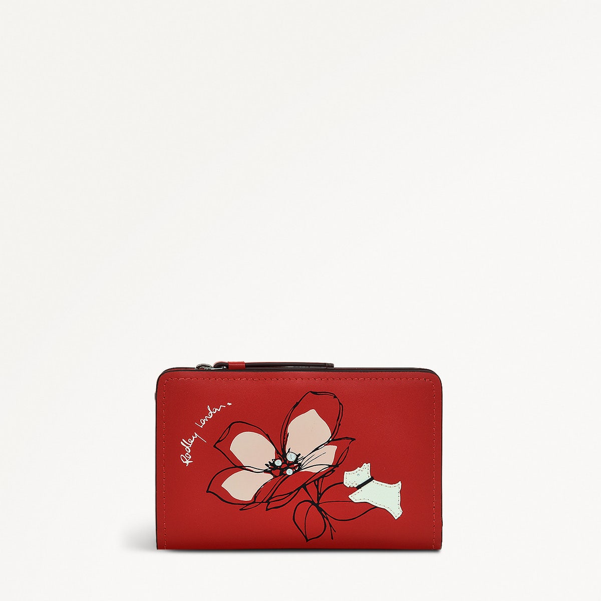 Blooming Radley Leather Medium Bifold Wallet in Blazer - 111529