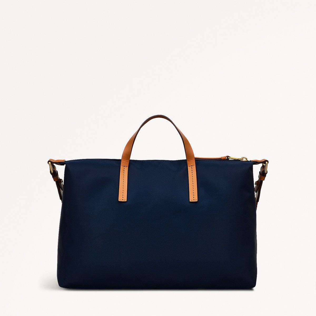 Windsor Lane Fabric Medium Ziptop Grab Bag in Ink - 111685