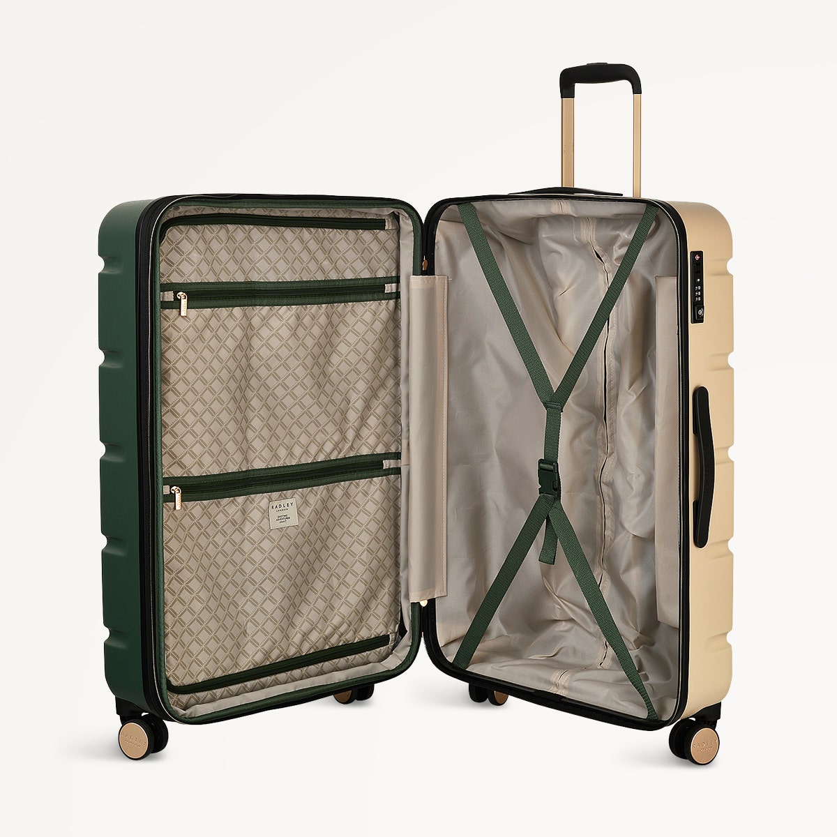 Lexington 4 Wheel Large Suitcase in Hunter Green - 111737