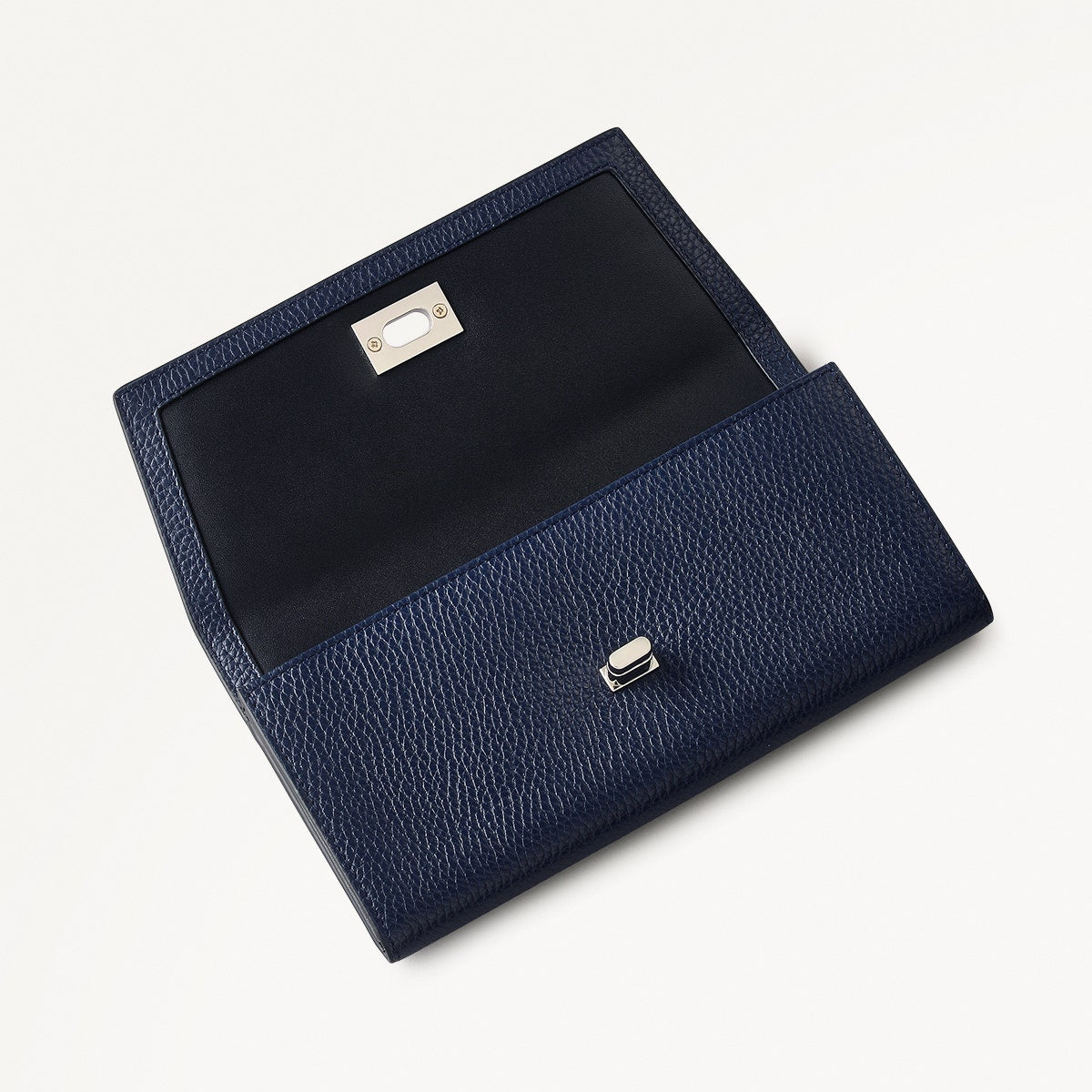 Brook Avenue Leather Large Flapover Wallet in Ink - 111762