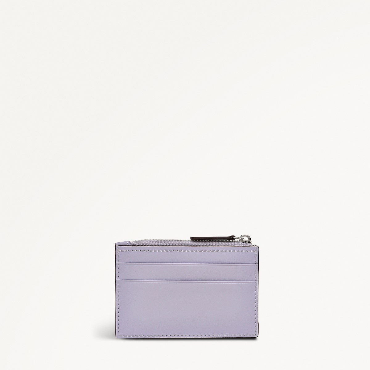 Face To Face Leather Small Ziptop Coin Purse in Bellflower - 111815