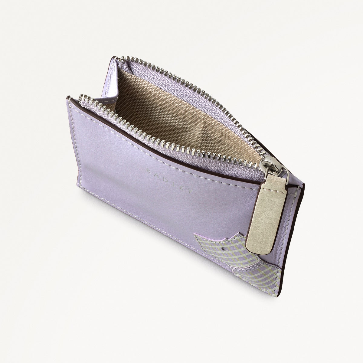 Face To Face Leather Small Ziptop Coin Purse in Bellflower - 111815