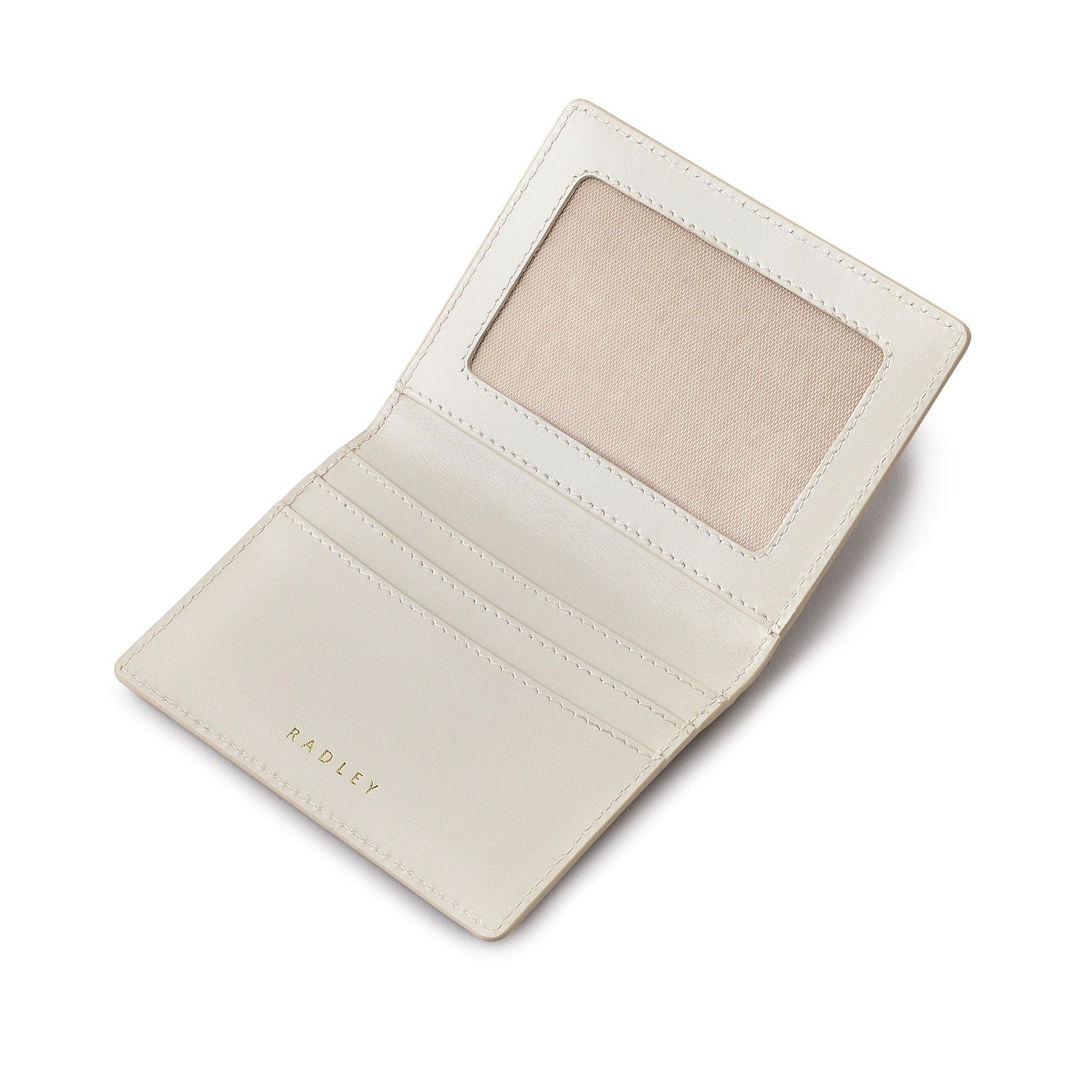 Kite Flying Leather Small Card Holder in Chalk - 111862