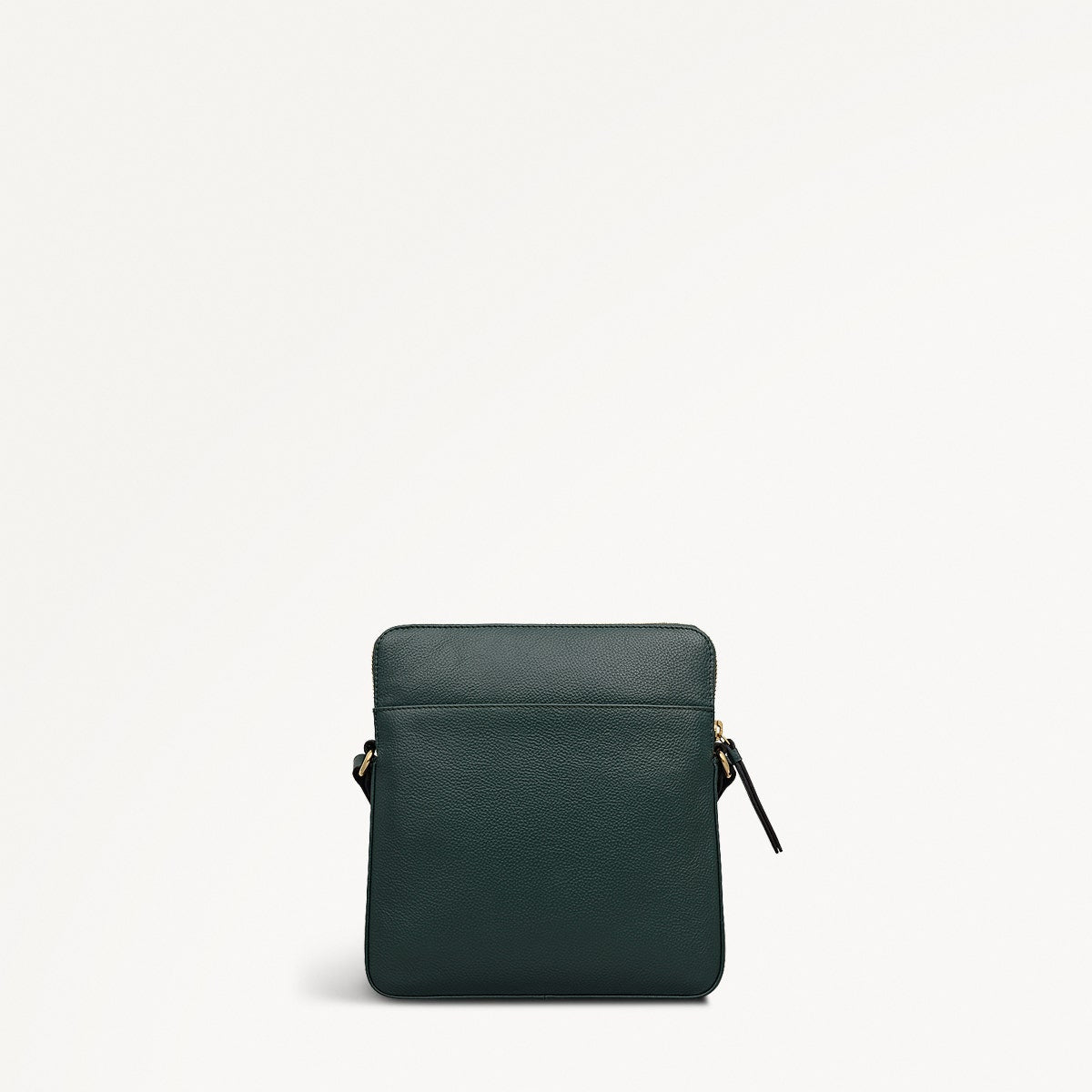 Redford Close Leather Medium Ziptop Cross Body Bag in Cedar - 111900