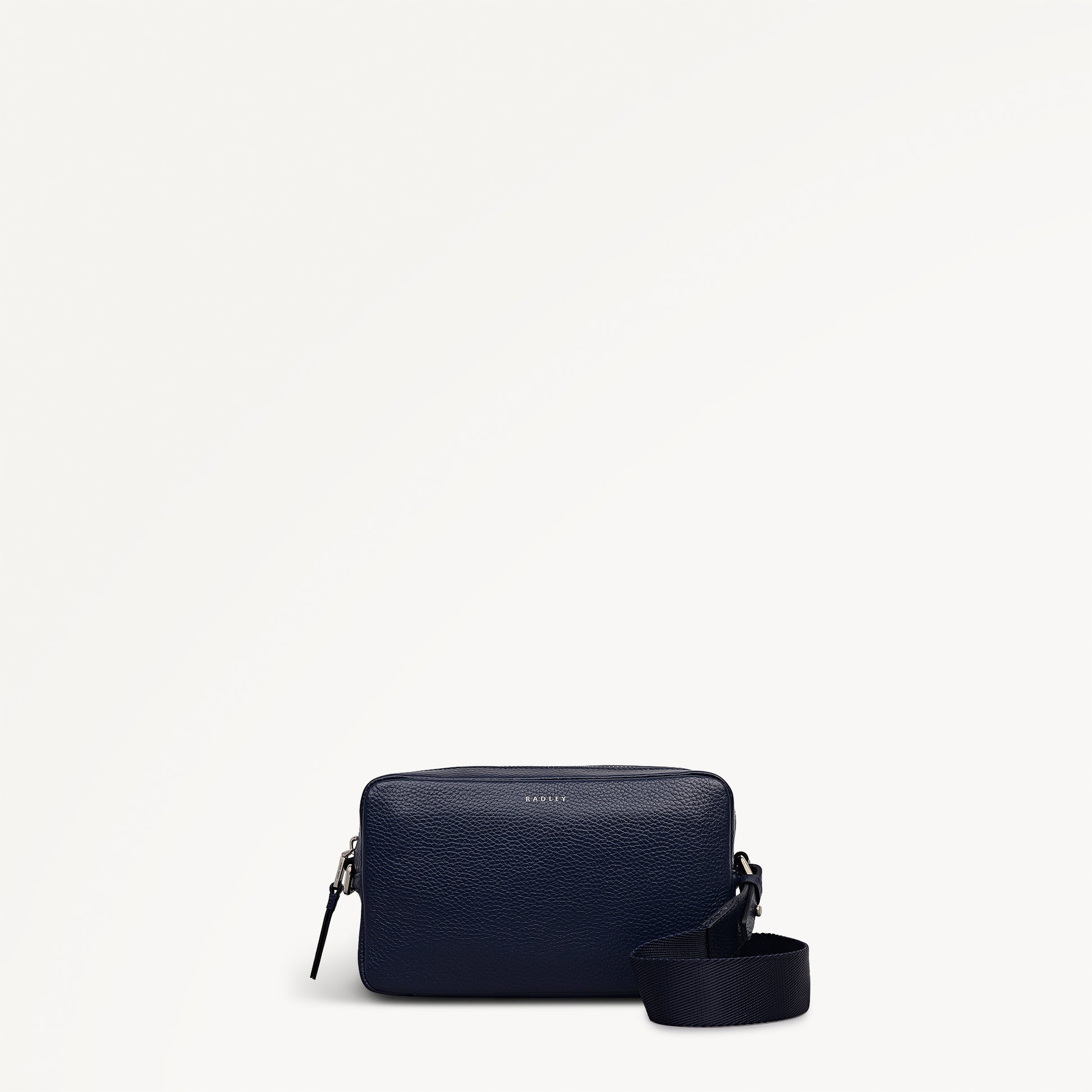 Tavistock Leather Mini Zip Around Cross Body Bag in Ink - 111944