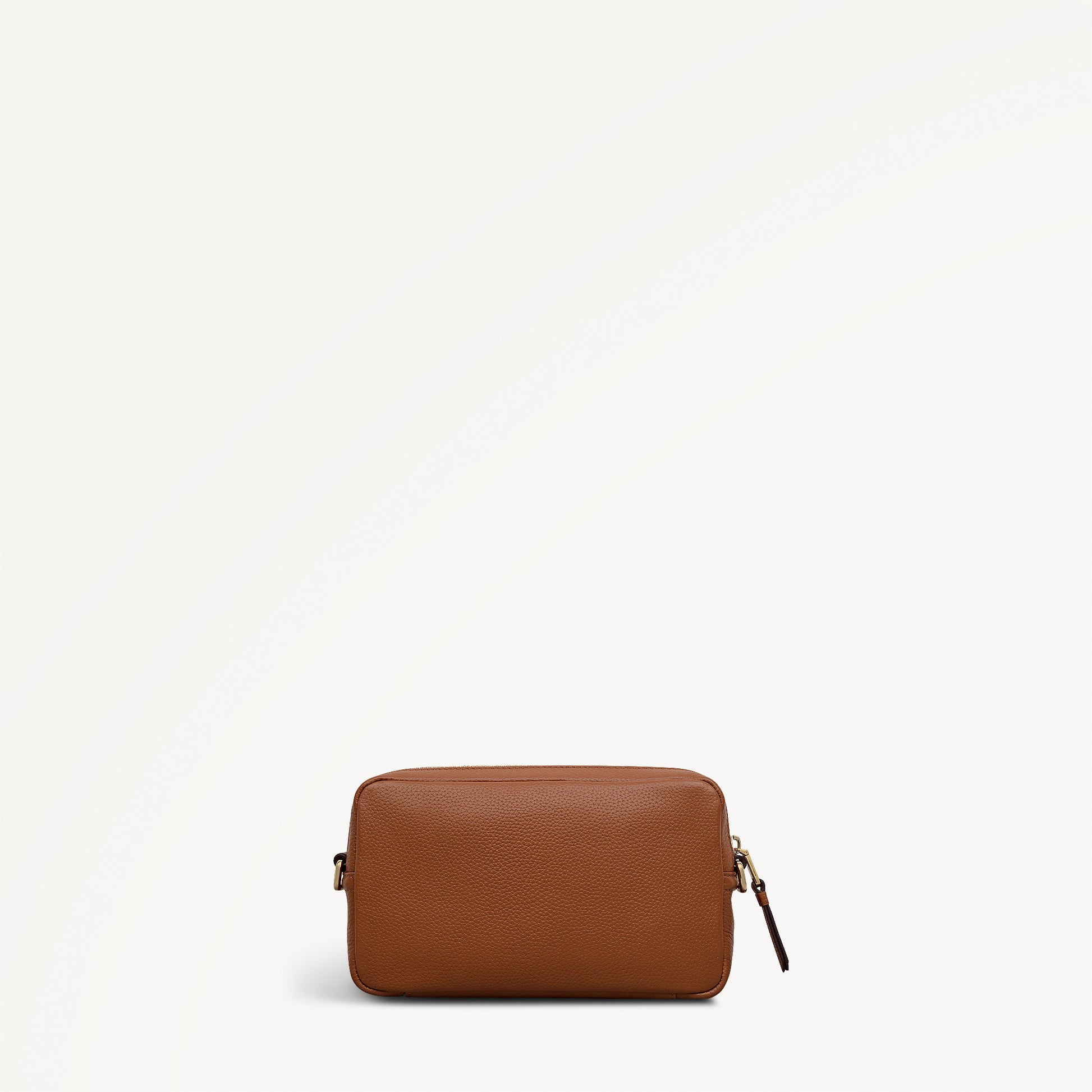 Tavistock Leather Mini Zip Around Cross Body Bag in Indus Tan - 111946