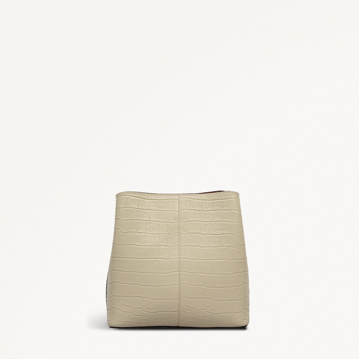 Dukes Place Leather Medium Compartment Cross Body Bag in Snow - 112128