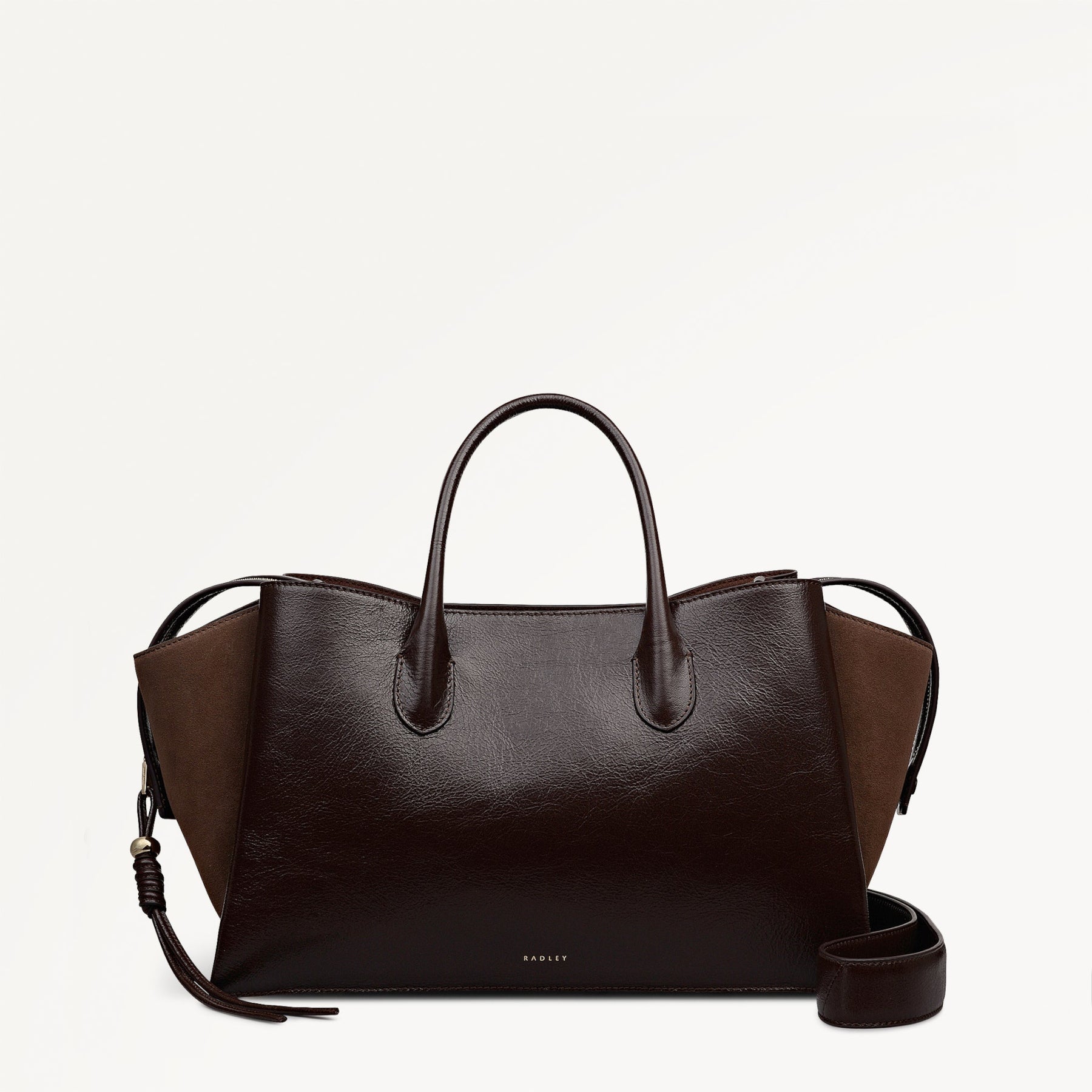Dark Oak Large Ziptop Grab Bag The Romilly AW25 Radley London