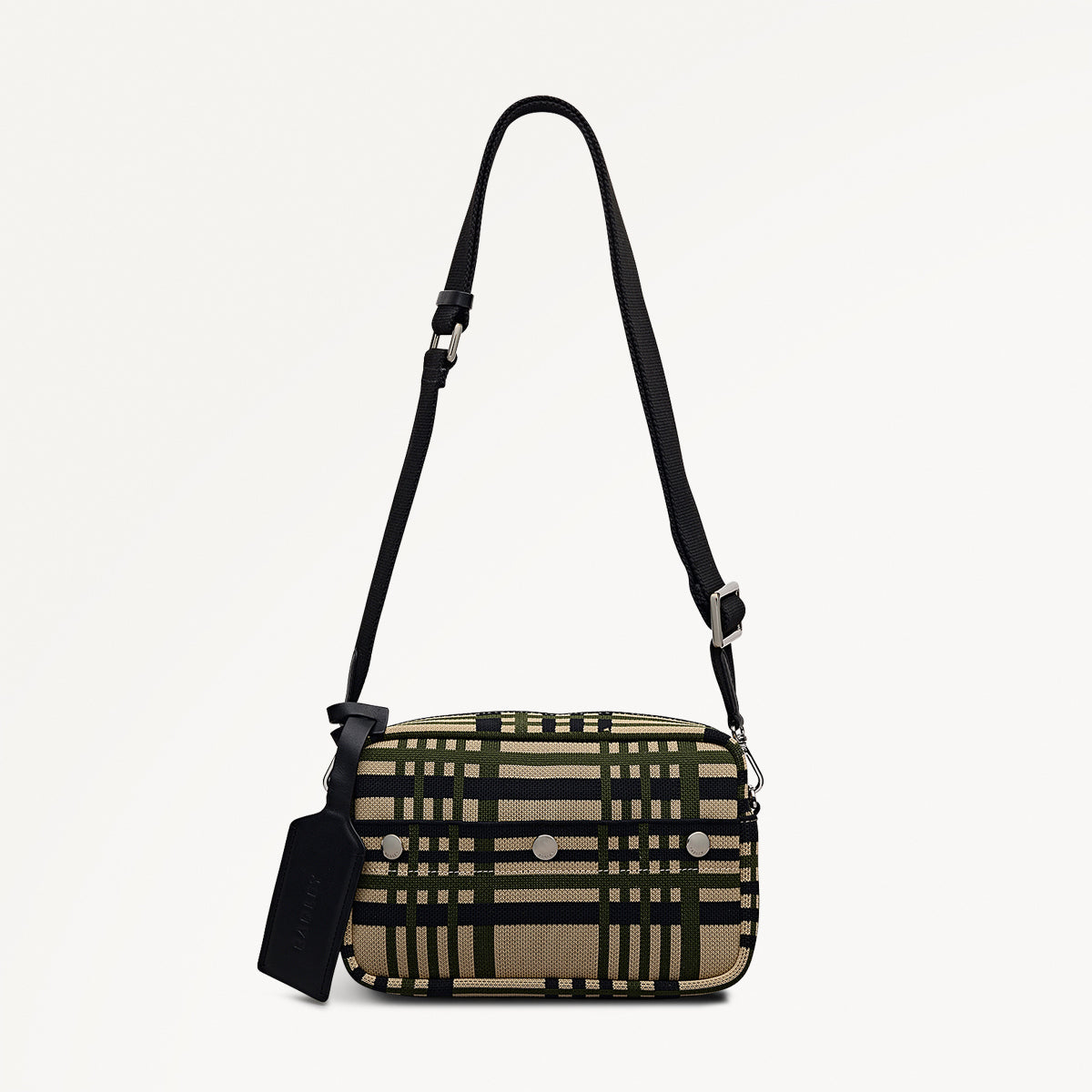 Hadleigh Place - Check Small Ziptop Cross Body Bag - RHE21102