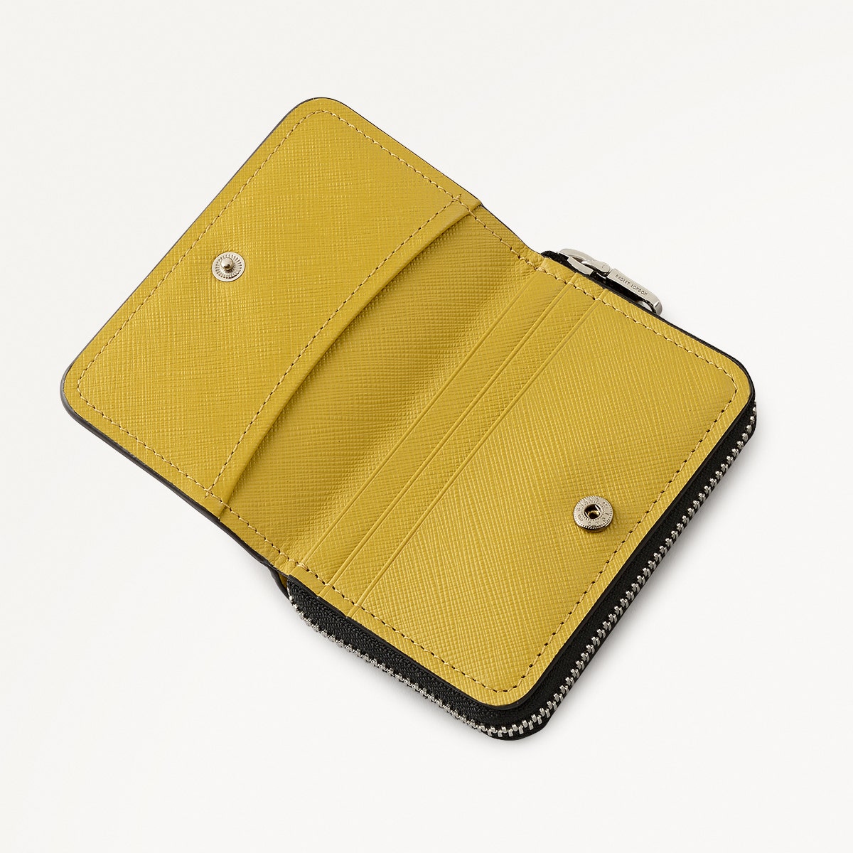 Beech Row Small Zip Around Wallet in Porcini - 112338