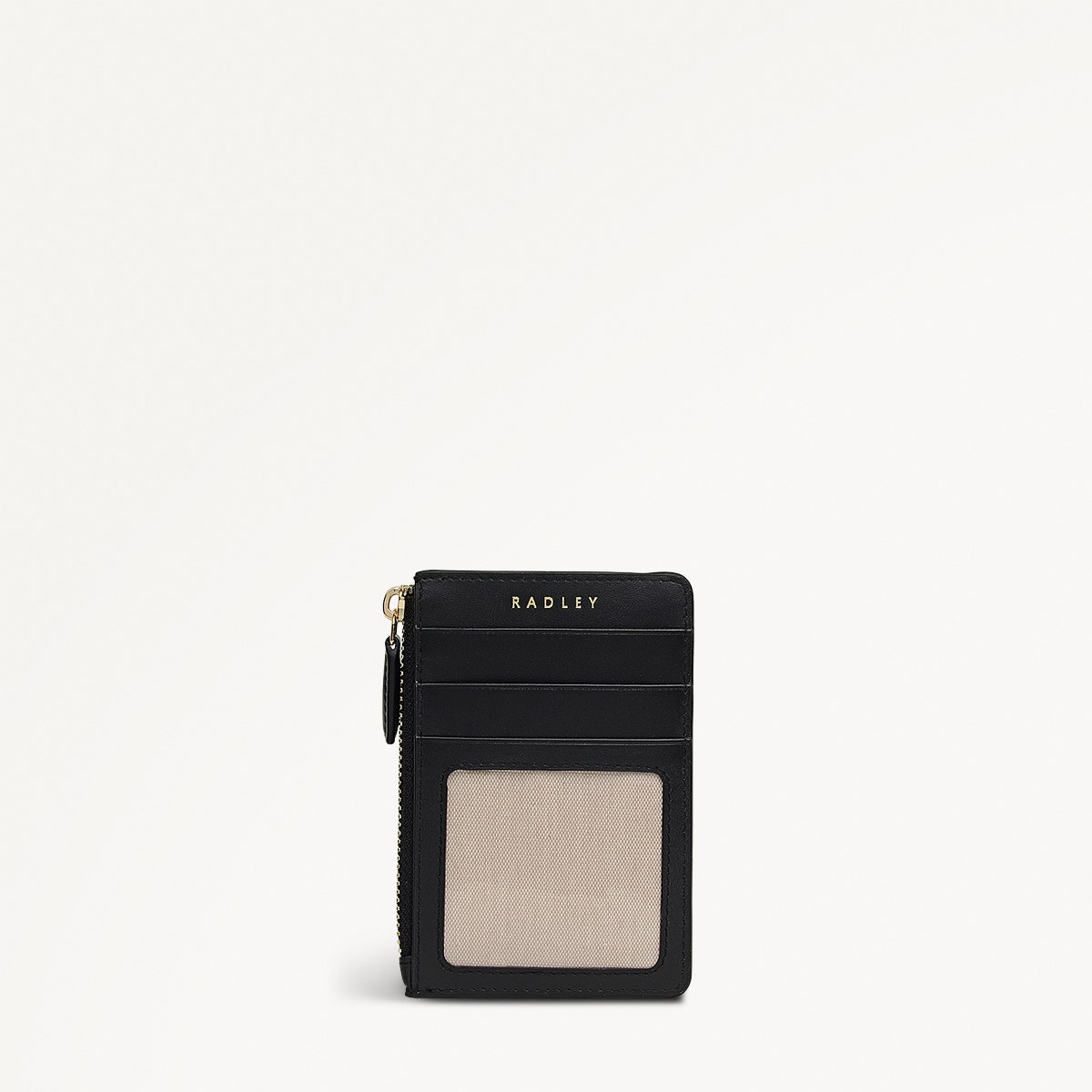 Heritage Radley - Protect Leather Small Ziptop Coin Purse in Black - 112434