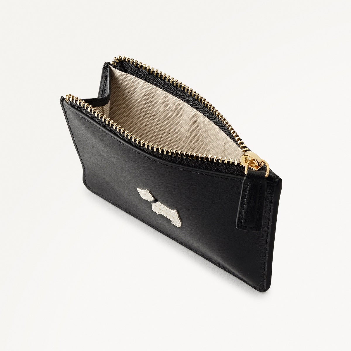 Heritage Radley - Protect Leather Small Ziptop Coin Purse in Black - 112434