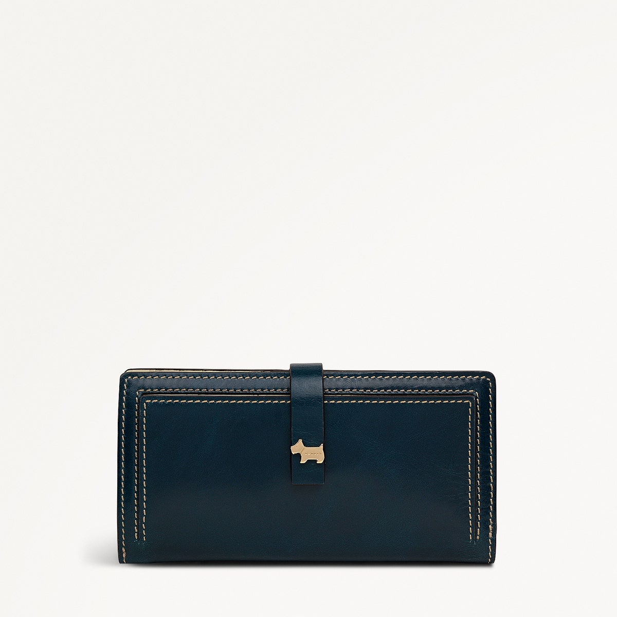 Newick Road Leather Large Bifold Wallet in Teal - 112438