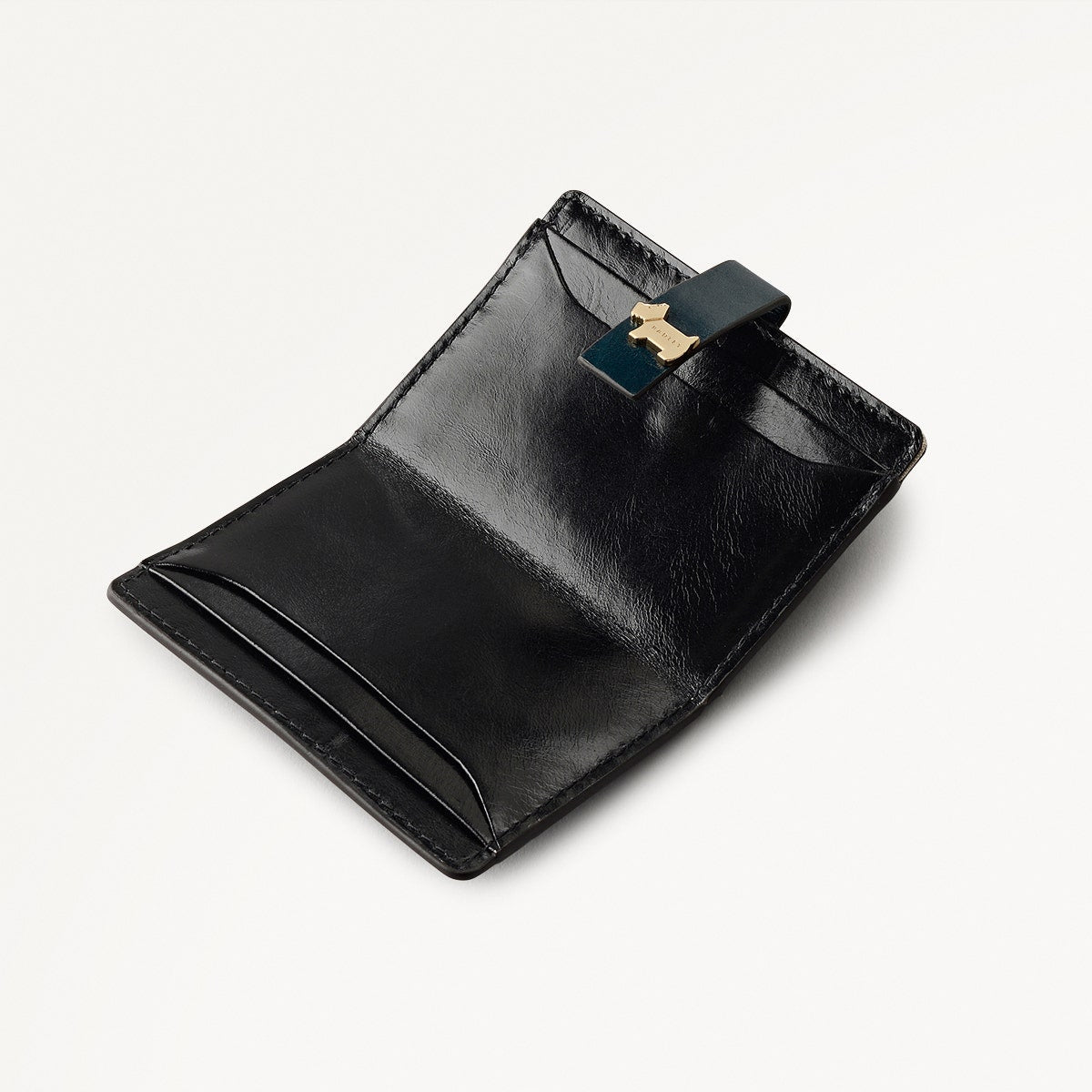Newick Road Leather Small Card Holder in Teal - 112440