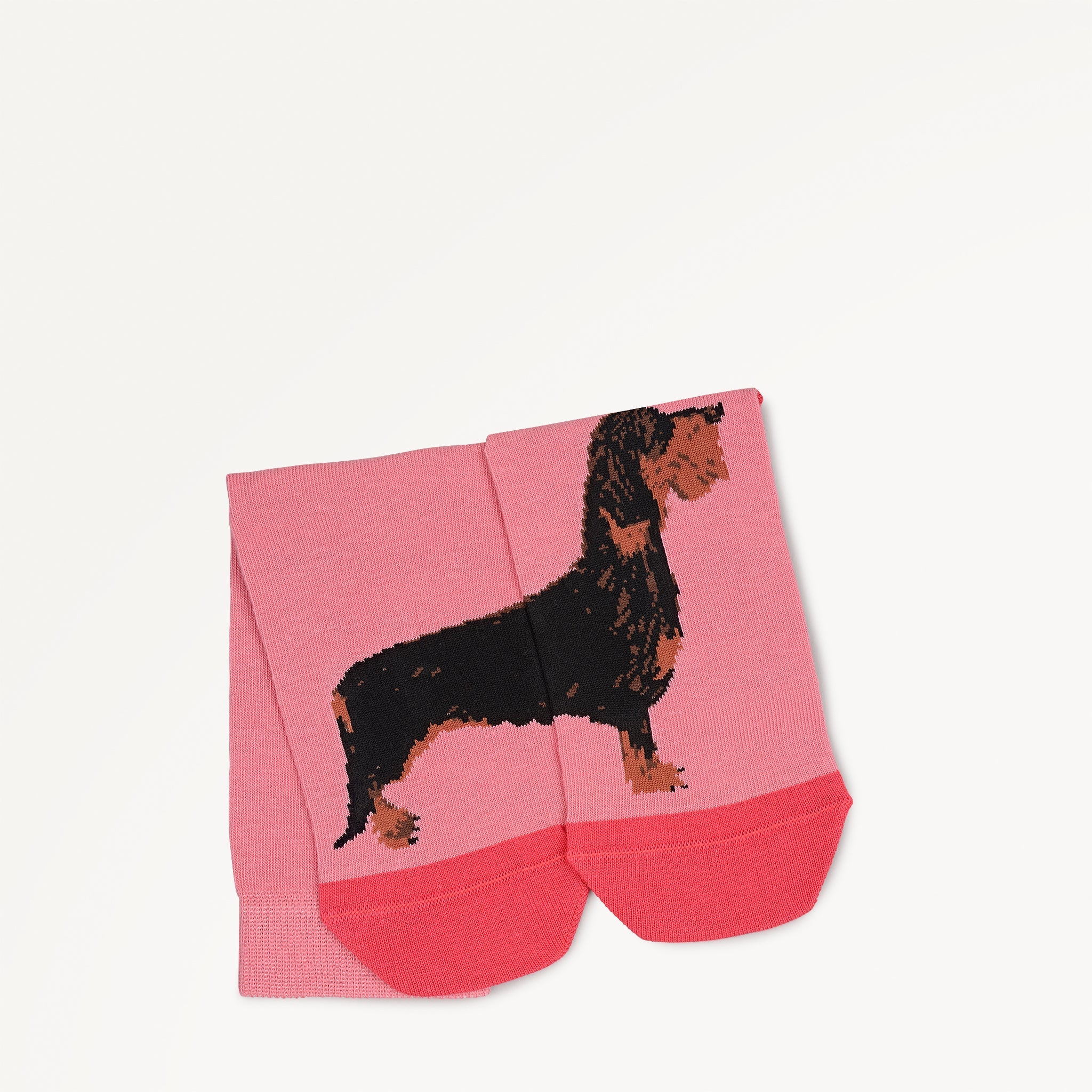 Radley & Friends Fabric 1 Pk Sock in Vintage Rose - 112482