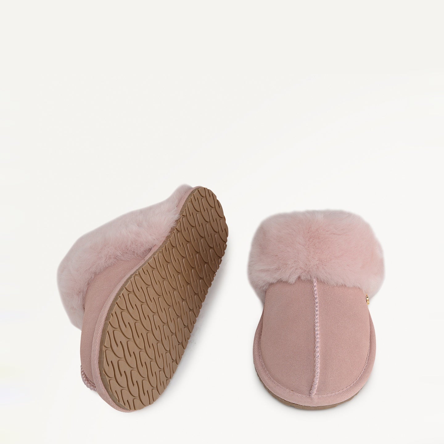 Chelsea Creek Seam Shearling Cuff Mule Pink - 112567
