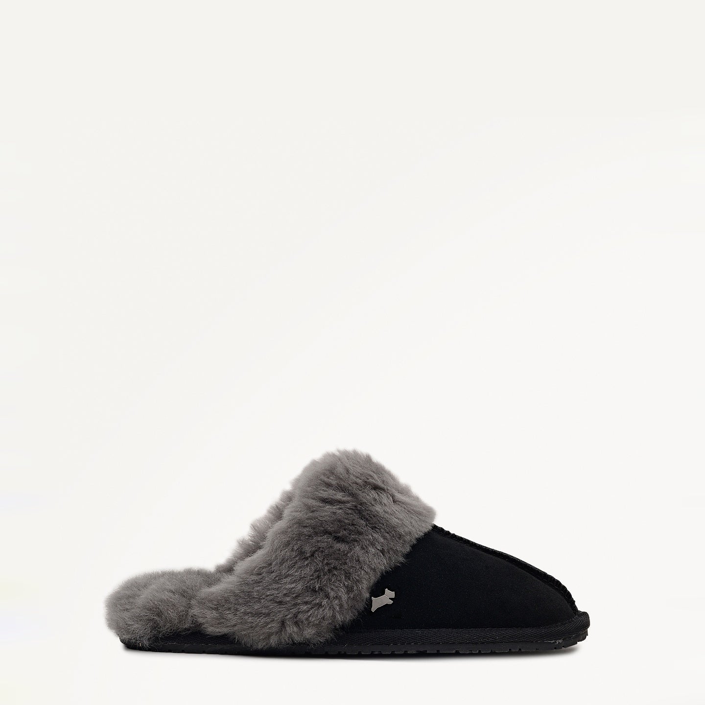 Chelsea Creek Seam Shearling Cuff Mule Black - 112568