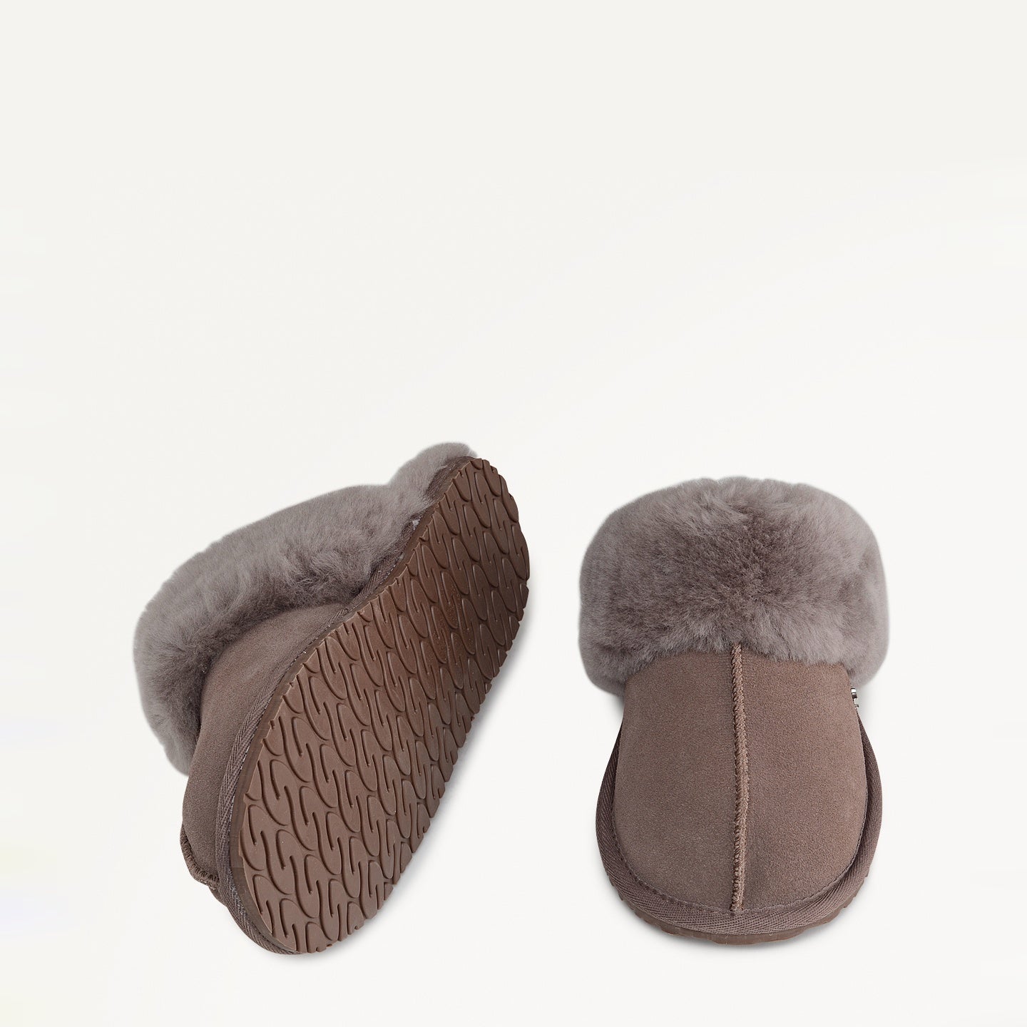 Chelsea Creek Seam Shearling Cuff Mule Mink - 112569