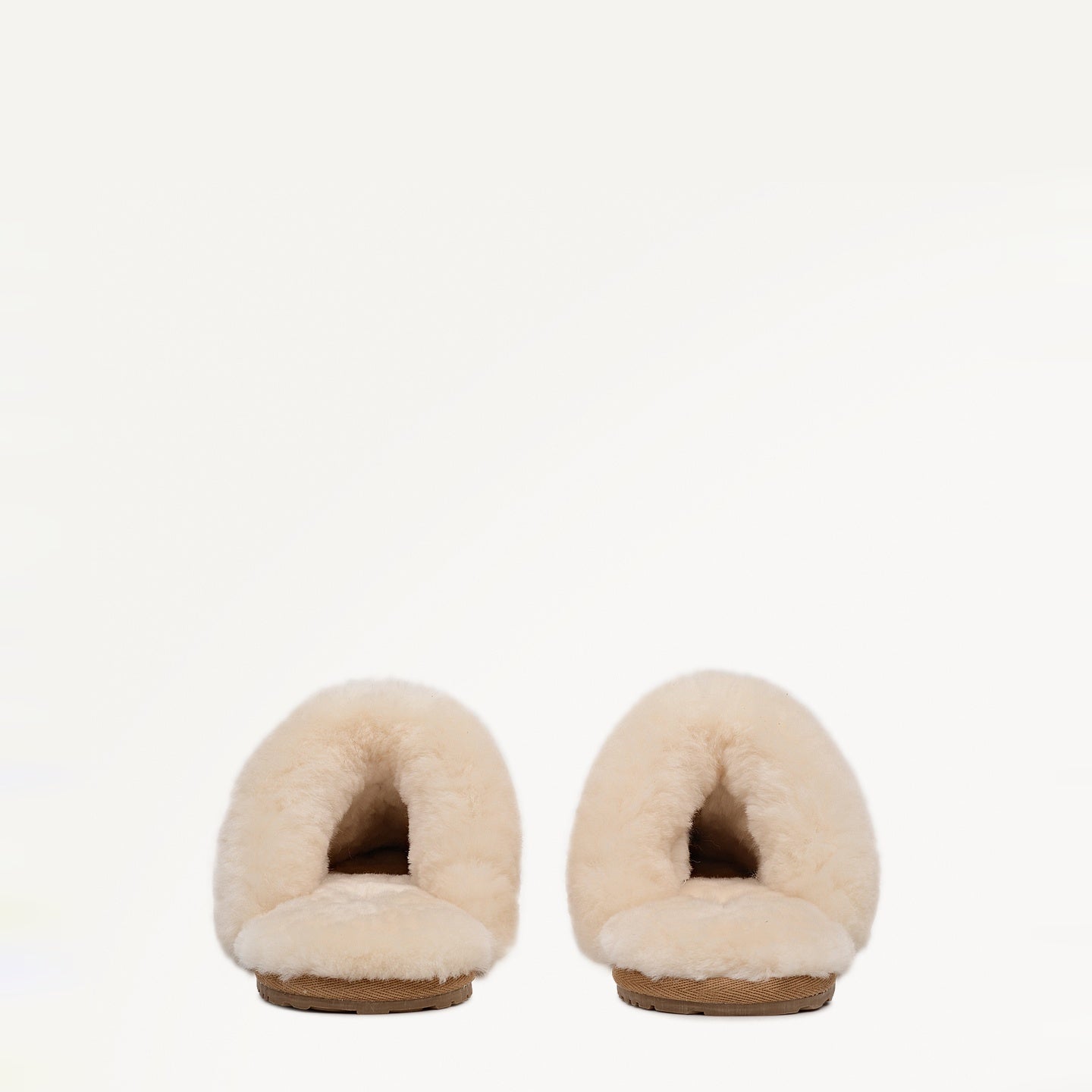 Chelsea Creek Seam Shearling Cuff Mule Tan - 112570