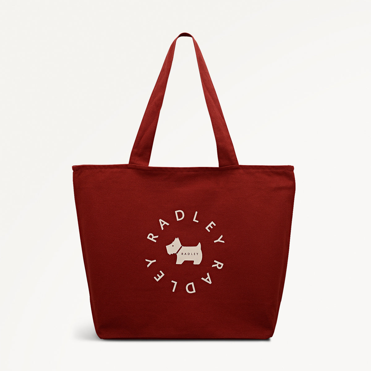 Radley In The Round Fabric Large Ziptop Tote in Carmine - 112576