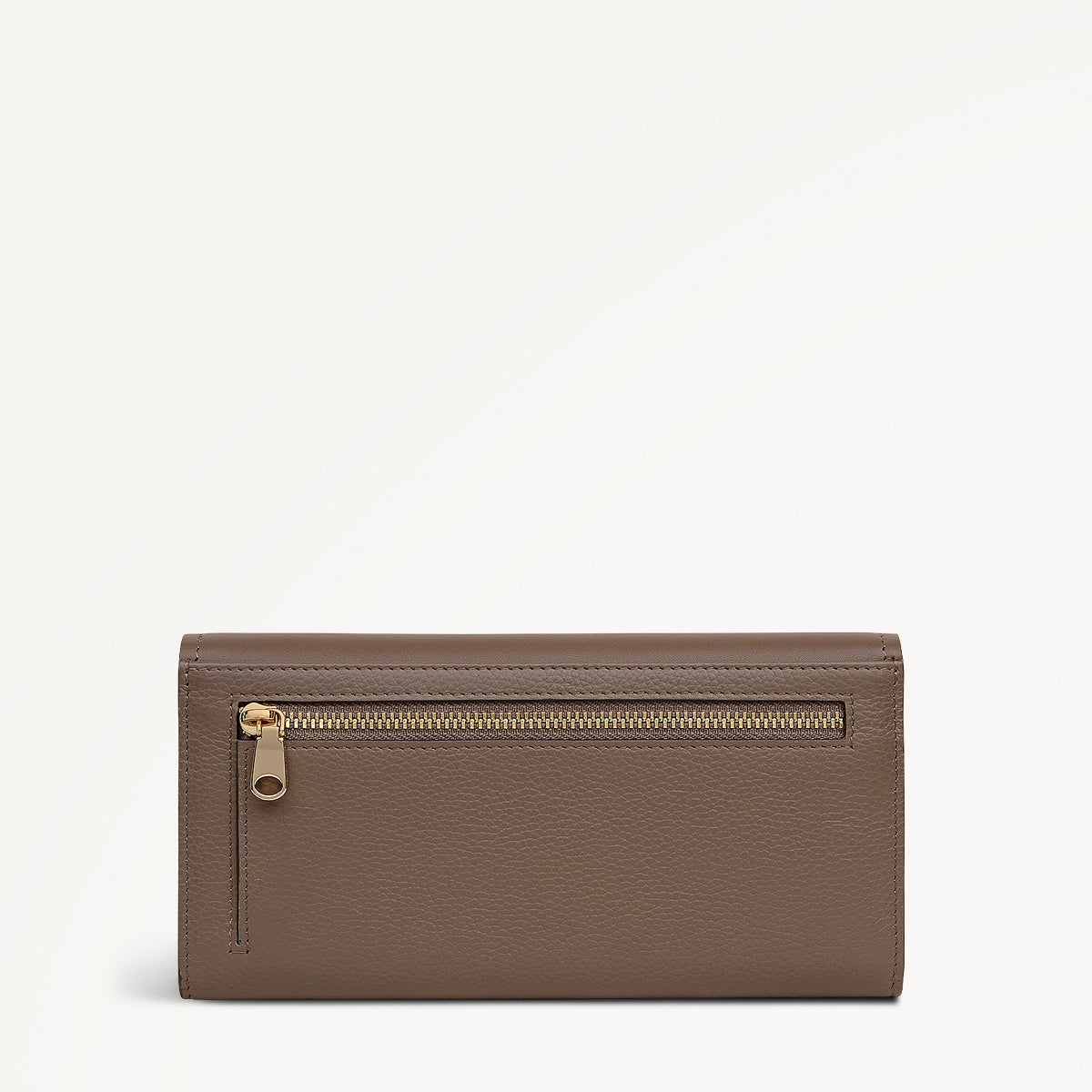 Mayfair Lane Leather Large Flapover Wallet in Coffee - 112680