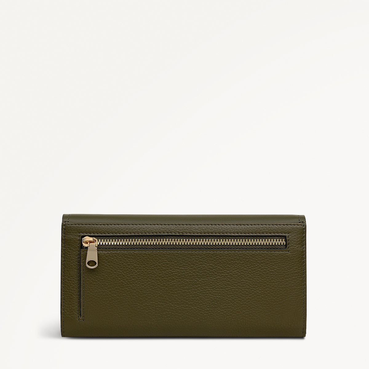 Mayfair Lane Leather Large Flapover Wallet in Pine Needle - 112681