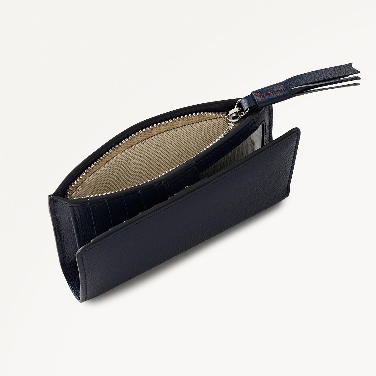 Fountain Mews Leather Medium Bifold Wallet in Ink - 112688