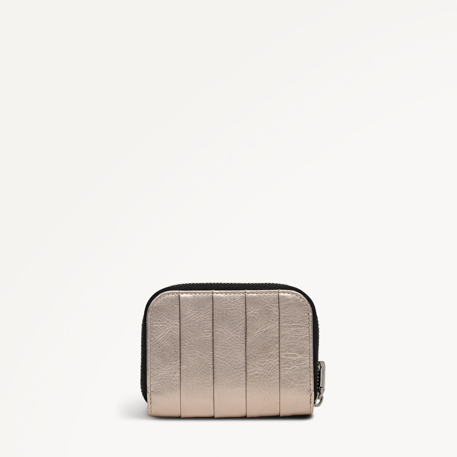 Burton Way Leather Small Zip Around Wallet in Pyrite - 112706